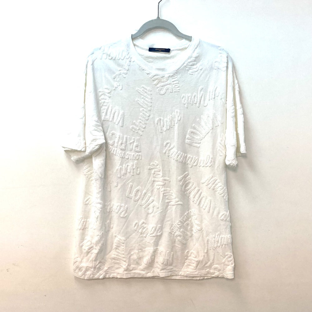 LOUIS VUITTON Short sleeve T-shirt Model number unknown cotton white Apparel Tops logo Taoring City Raglan mens XXL