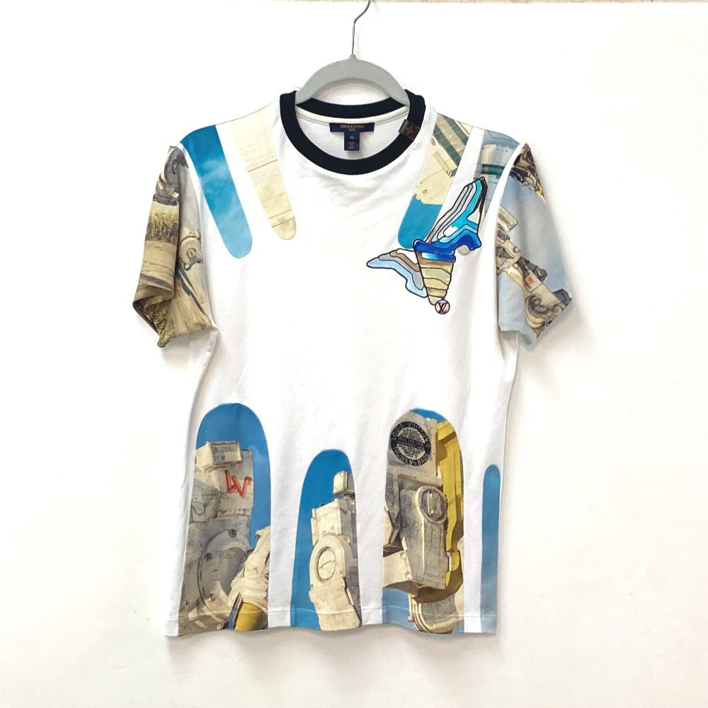 LOUIS VUITTON Short sleeve T-shirt pattern number unknown cotton white logo Women M