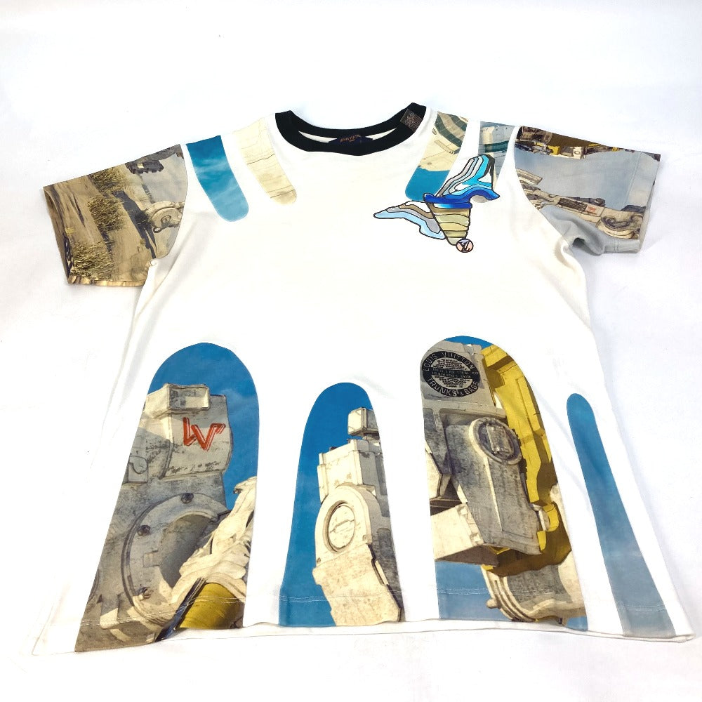 LOUIS VUITTON Short sleeve T-shirt pattern number unknown cotton white logo Women M