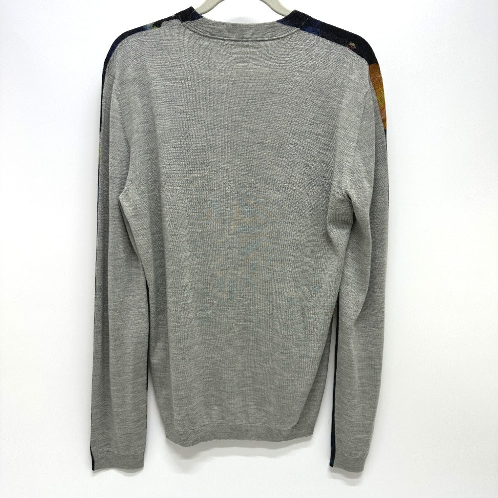 LOUIS VUITTON sweater RM191M wool blue Galaxy Planet print mens XL