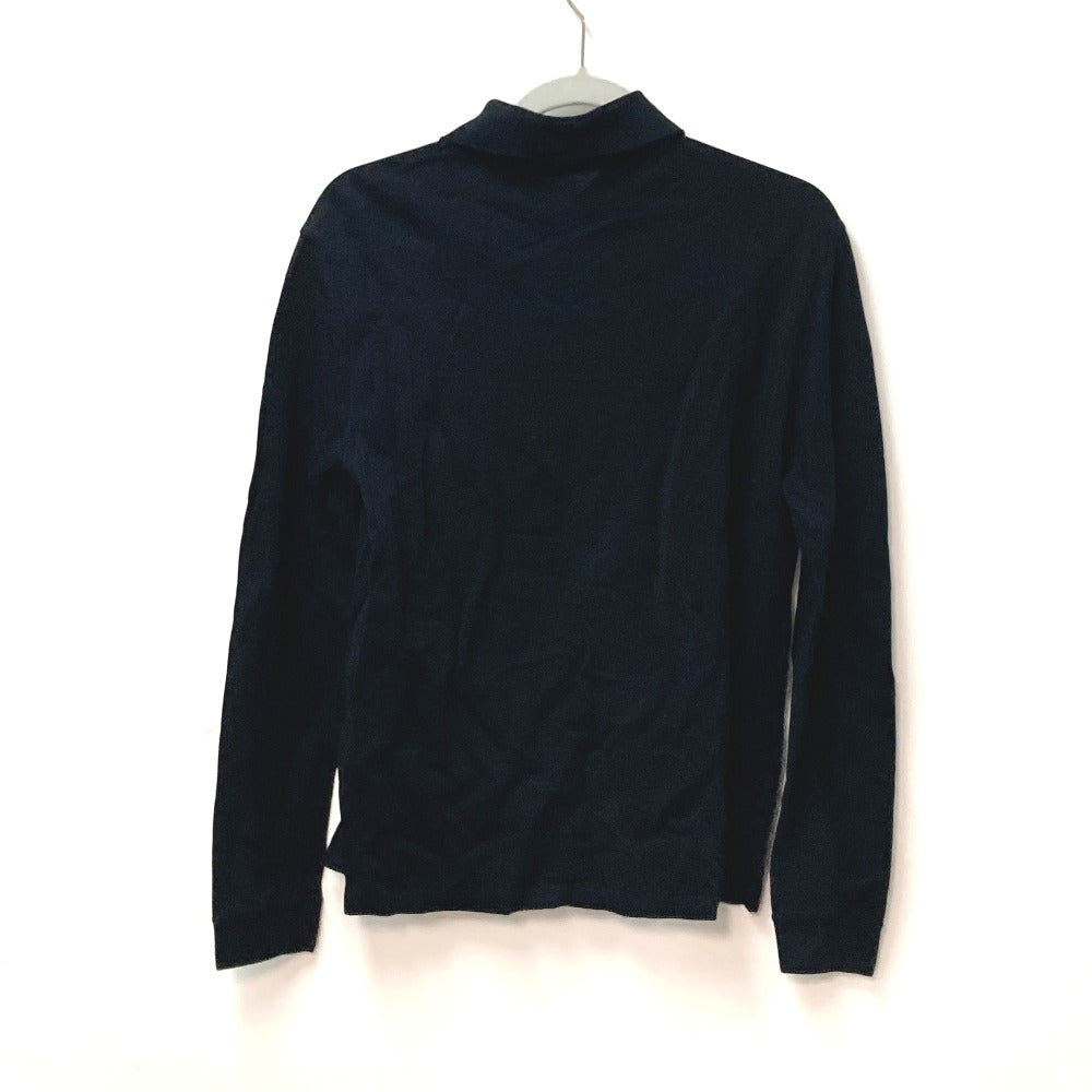 LOUIS VUITTON Long sleeve shirt cotton black LV circle logo mens S