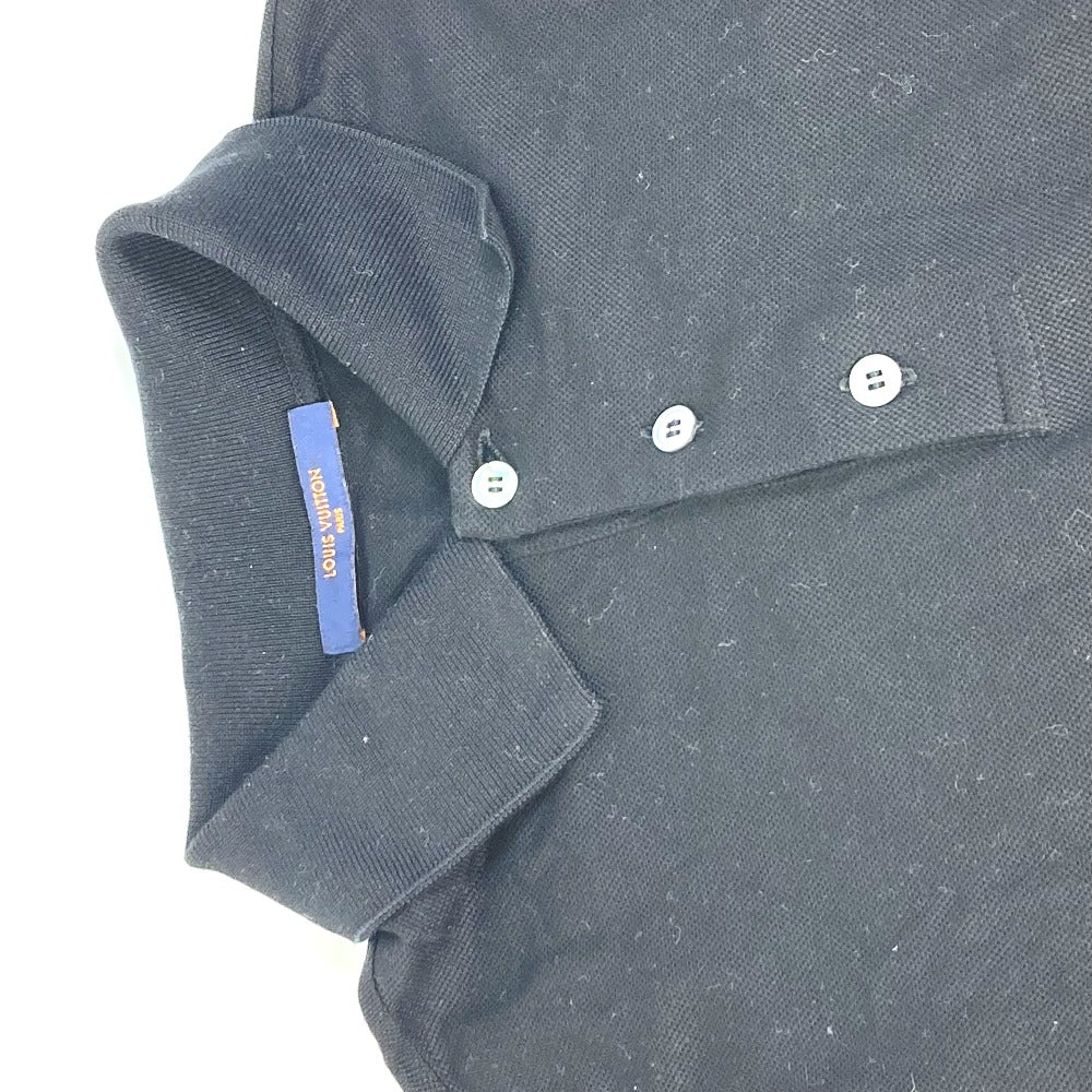 LOUIS VUITTON Long sleeve shirt cotton black LV circle logo mens S