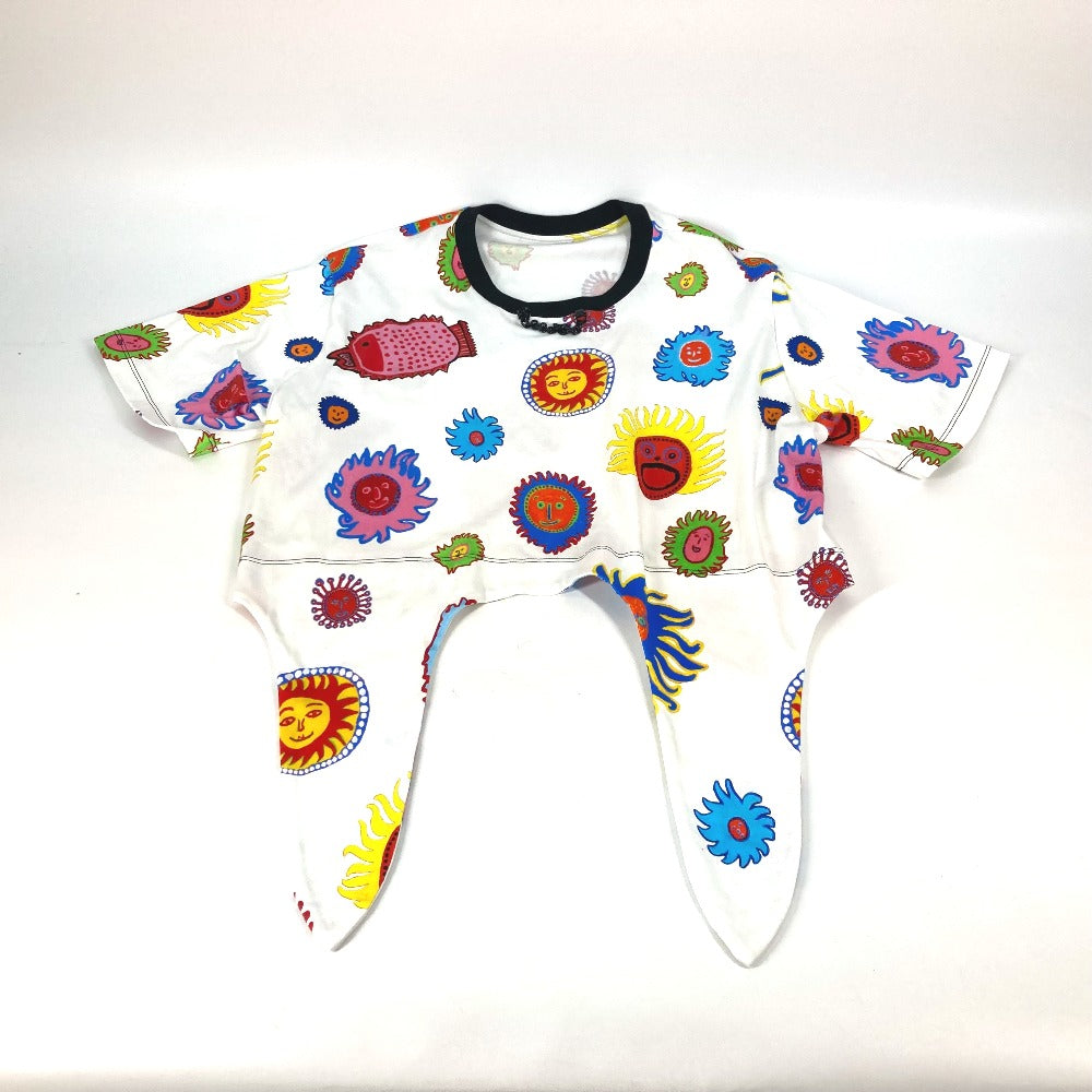 LOUIS VUITTON Short sleeve T-shirt cotton multicolor LVxYK Yayoi Kusama Face Print Self Tie T-Shirt No size listed