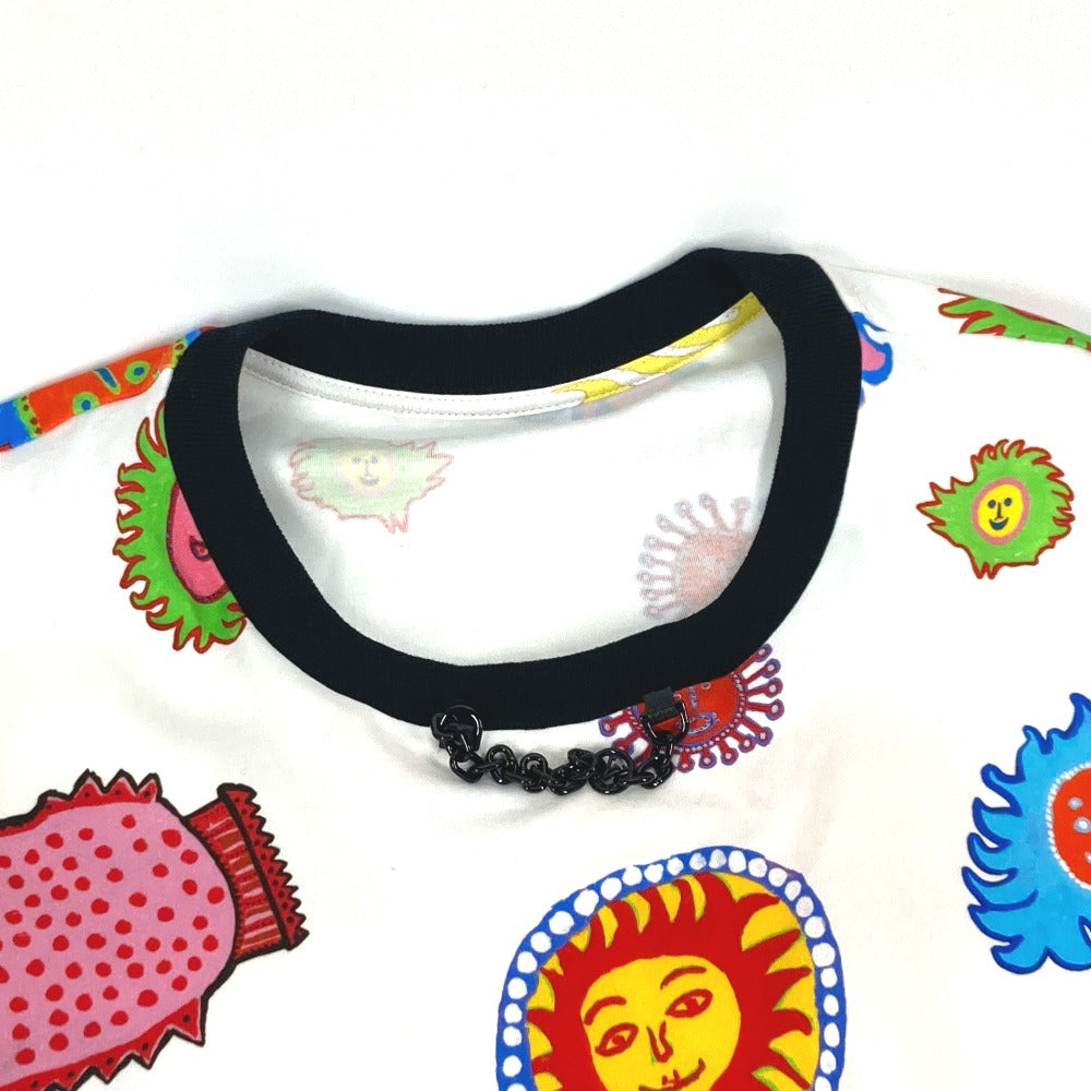 LOUIS VUITTON Short sleeve T-shirt cotton multicolor LVxYK Yayoi Kusama Face Print Self Tie T-Shirt No size listed