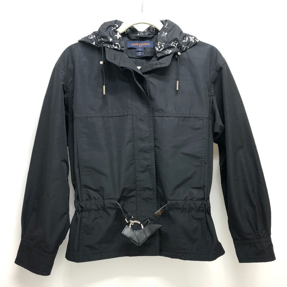 LOUIS VUITTON Hoodie FIOW26FBP Nylon black 22W Short Hoodie Women 34