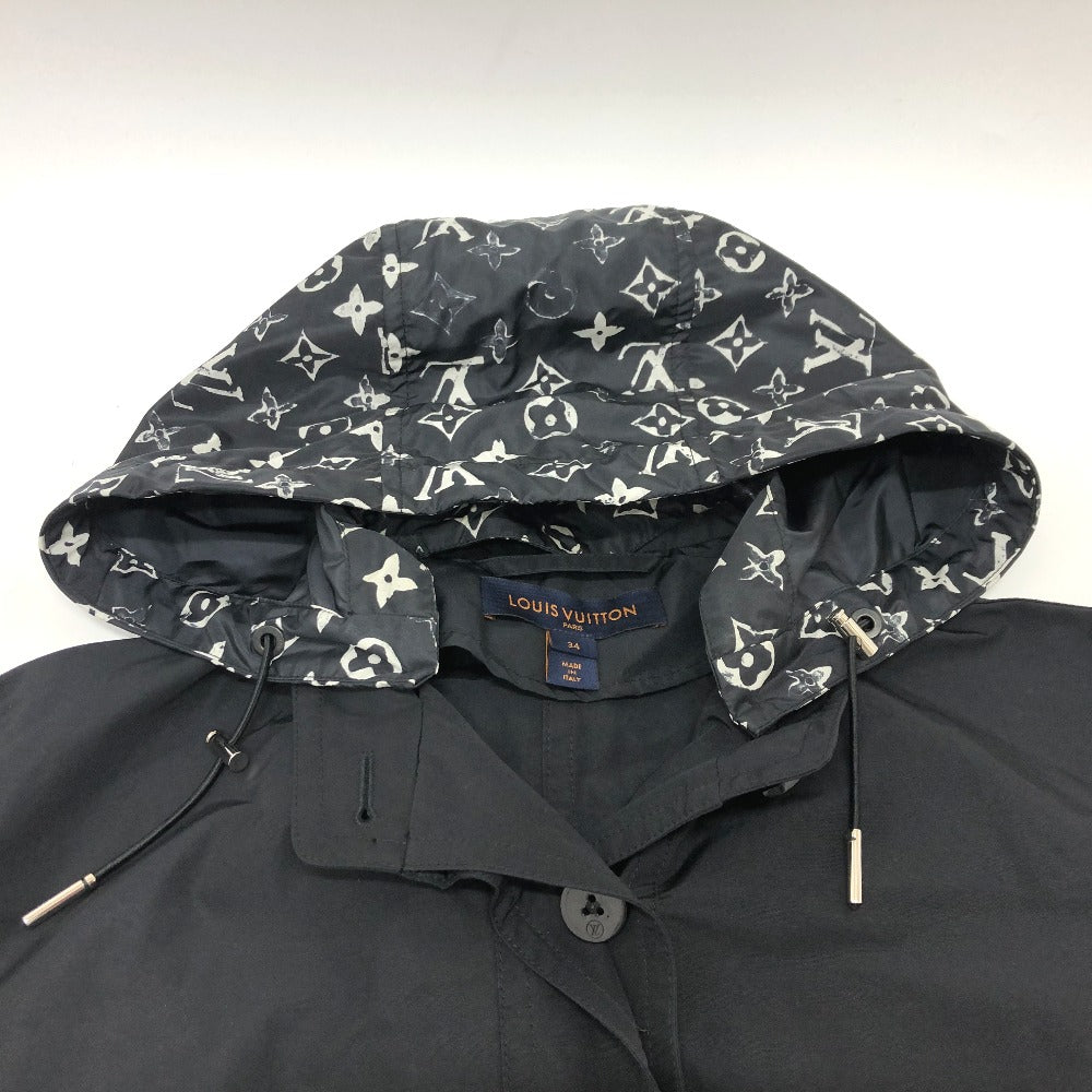 LOUIS VUITTON Hoodie FIOW26FBP Nylon black 22W Short Hoodie Women 34