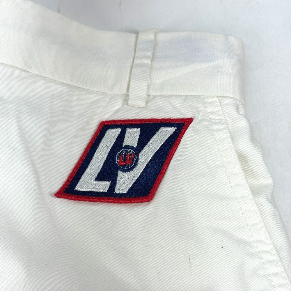 LOUIS VUITTON Shorts Cotton, Polyurethane white Wappen logo Women 34
