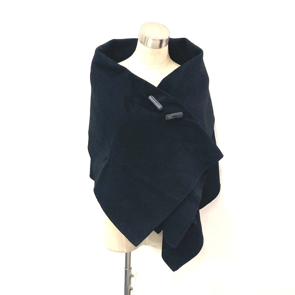 LOUIS VUITTON poncho cashmere black T.U