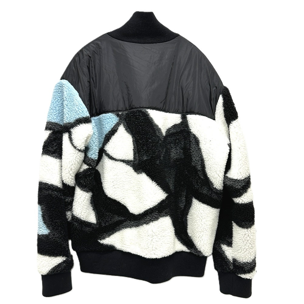 LOUIS VUITTON Blouson RM241M DFG HQY18W polyester multicolor 24Stainless Steel LV logo fleece mens XL