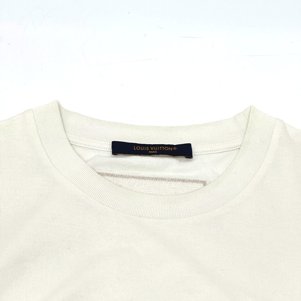 LOUIS VUITTON Short sleeve T-shirt RM232M NPG HPY35W cotton white Logo embroidery S