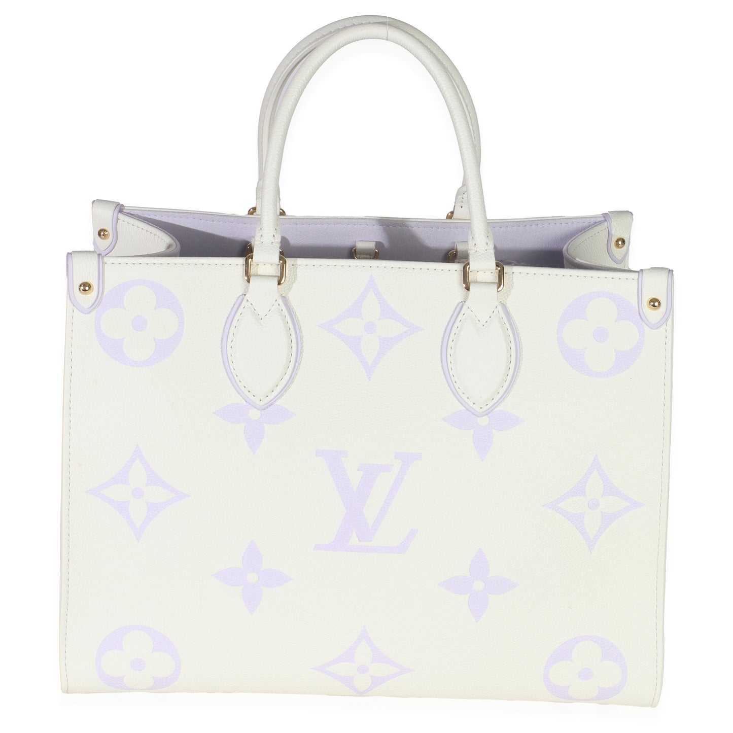 Louis Vuitton Latte Bubble Tea Empreinte Monogram Giant Onthego MM