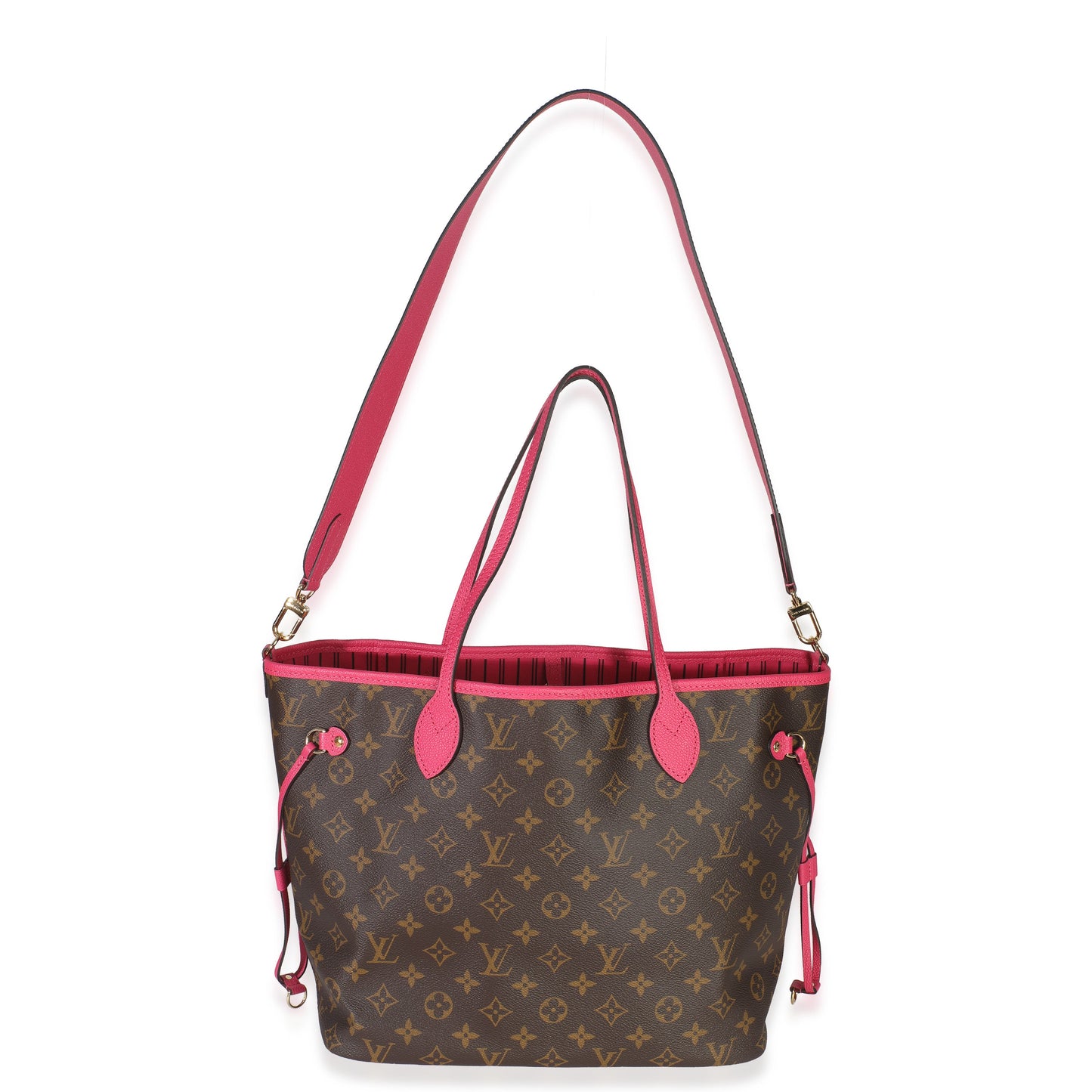 Louis Vuitton Fuschia Monogram Canvas Inside Out Neverfull Bandouliere MM