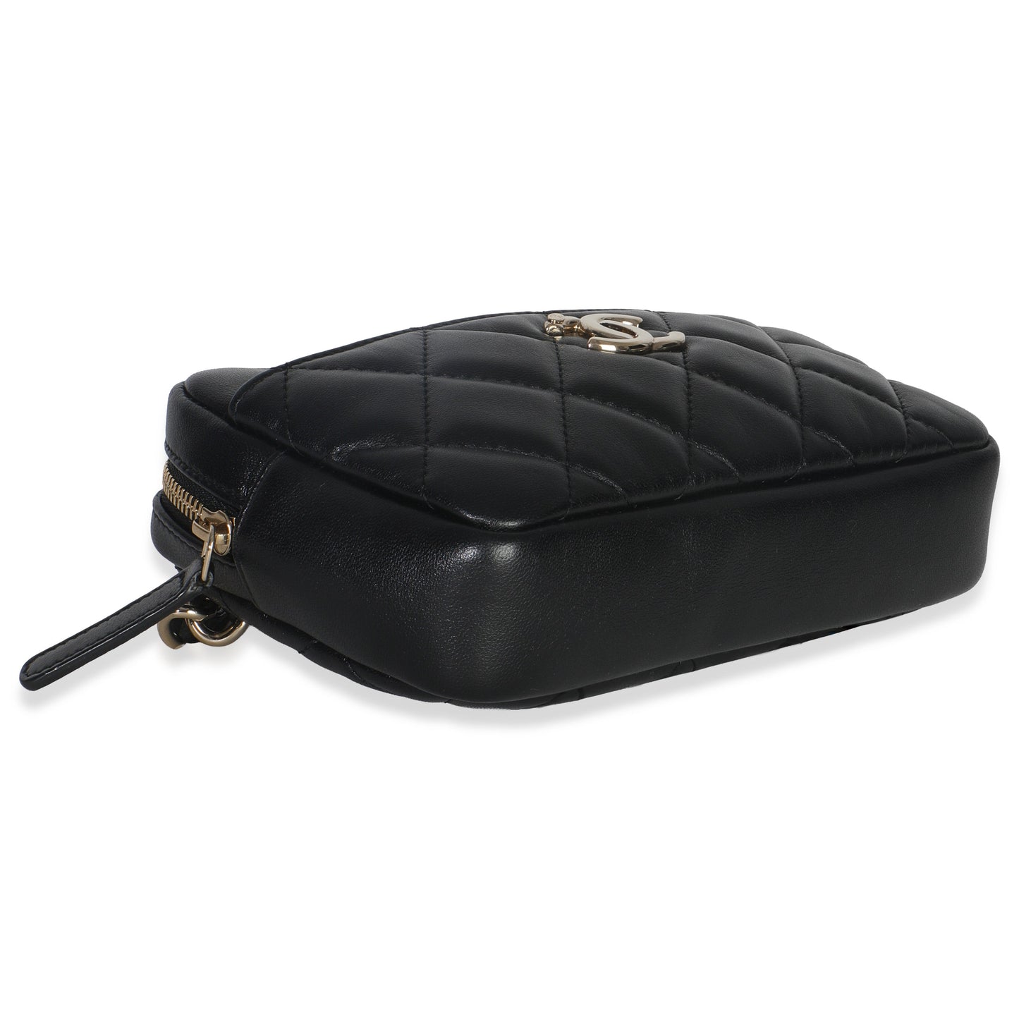 Chanel Black Quilted Lambskin Front Pocket Belt Bag