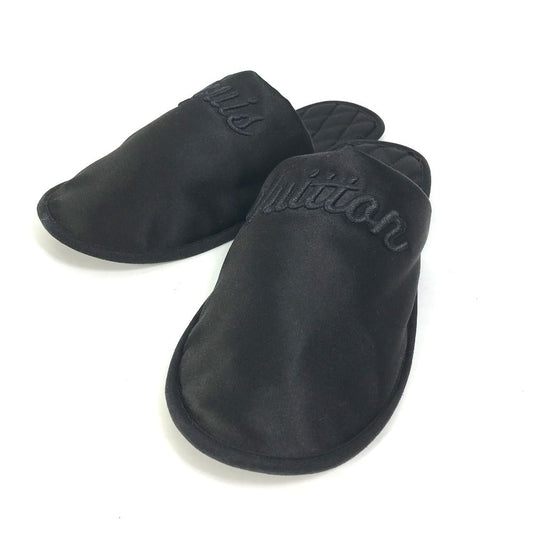 LOUIS VUITTON Other shoes Model number unknown Satin , Satin black Sweet line LV logo Women 36-37