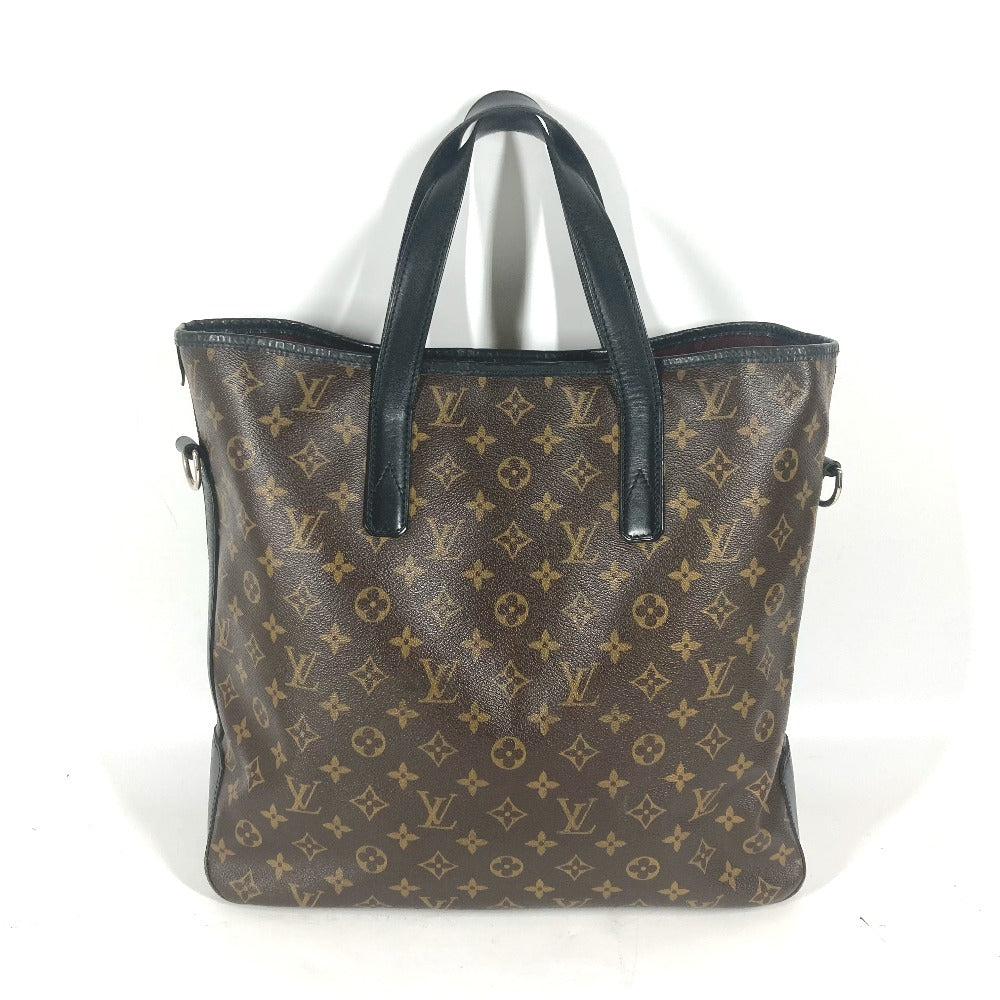 LOUIS VUITTON Tote Bag M56708 Monogram macacer canvas Brown Monogram macacer Davis mens