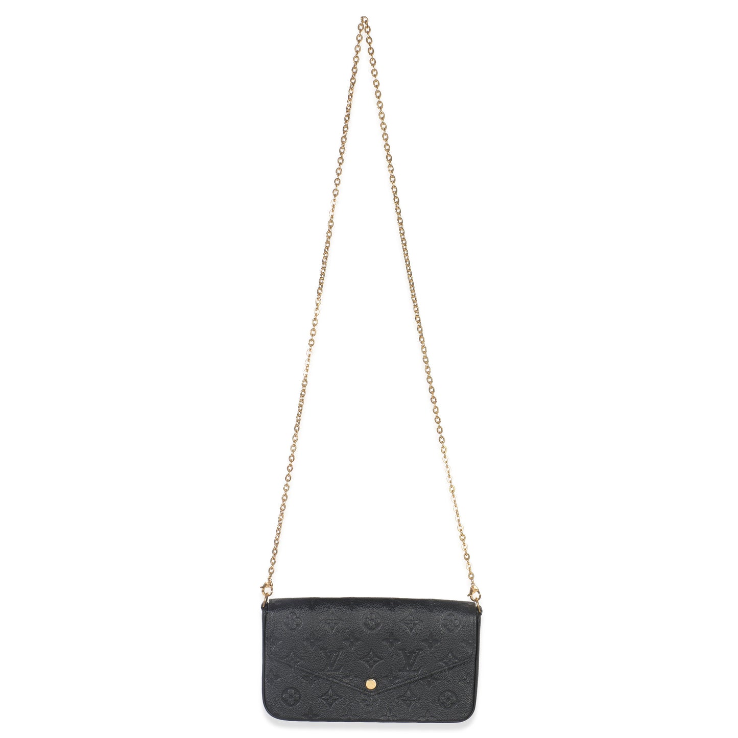 Louis Vuitton Black Monogram Empreinte Felicie Pochette