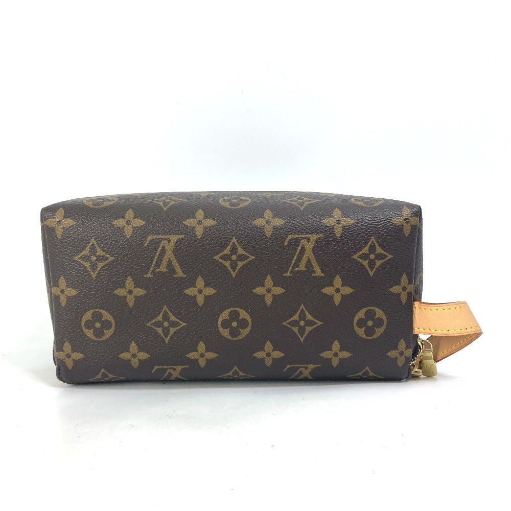 LOUIS VUITTON Pouch M47925 Monogram canvas Brown 6-piece set Monogram shoe maintenance set