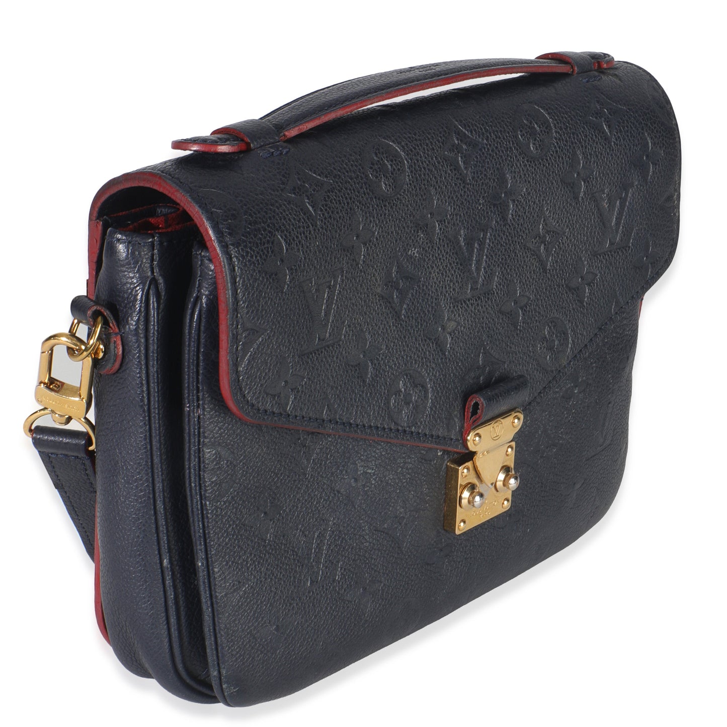 Louis Vuitton Marine Rouge Monogram Empreinte Pochette Metis