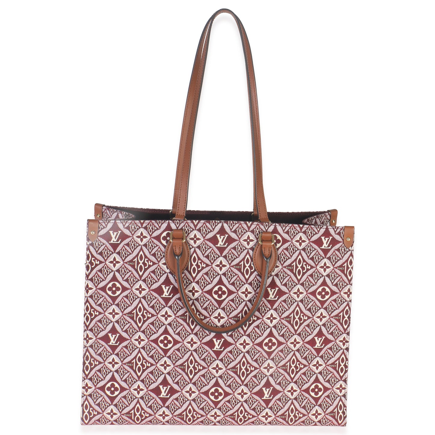 Louis Vuitton Bordeaux Jacquard Canvas Since 1854 Onthego GM