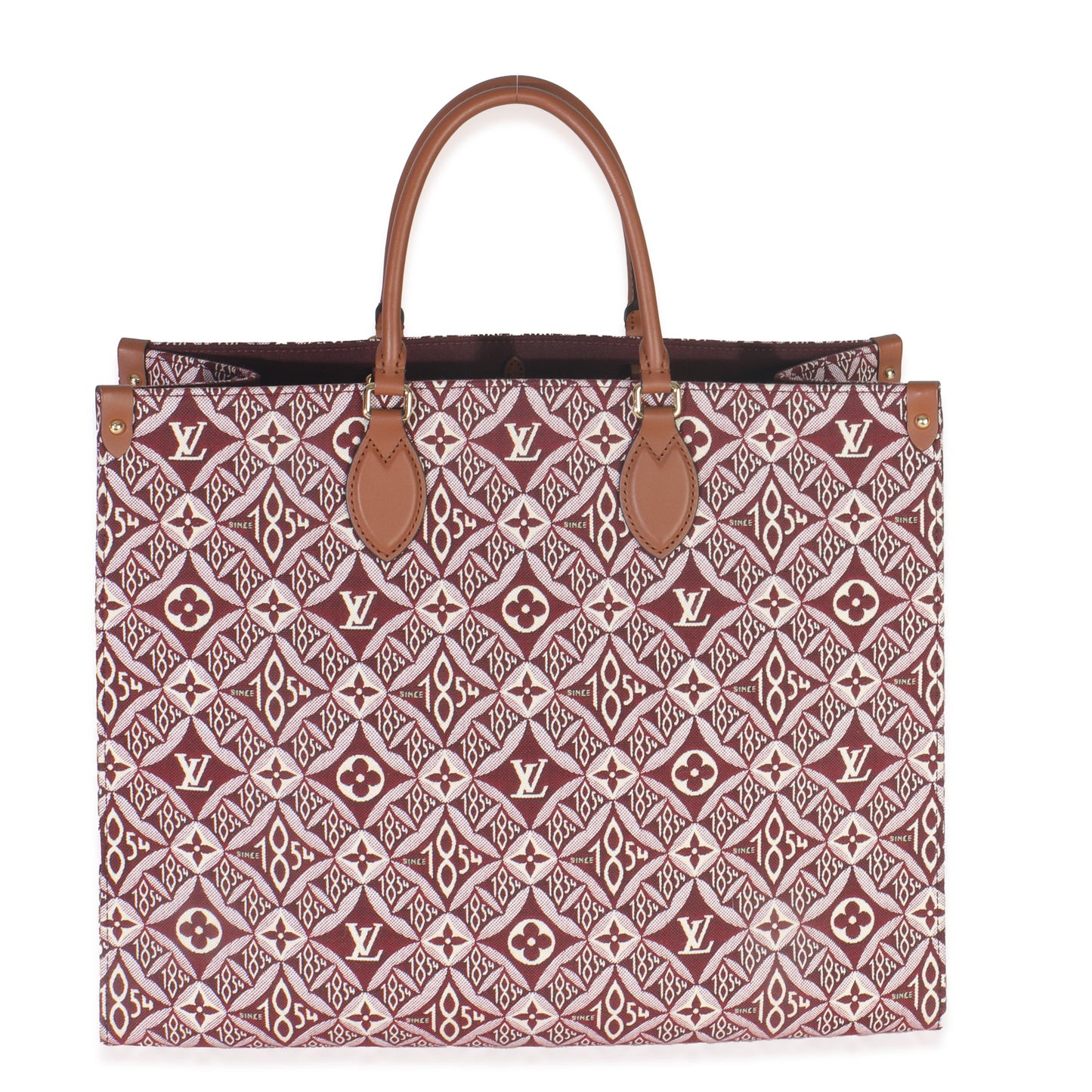 Louis Vuitton Bordeaux Jacquard Canvas Since 1854 Onthego GM