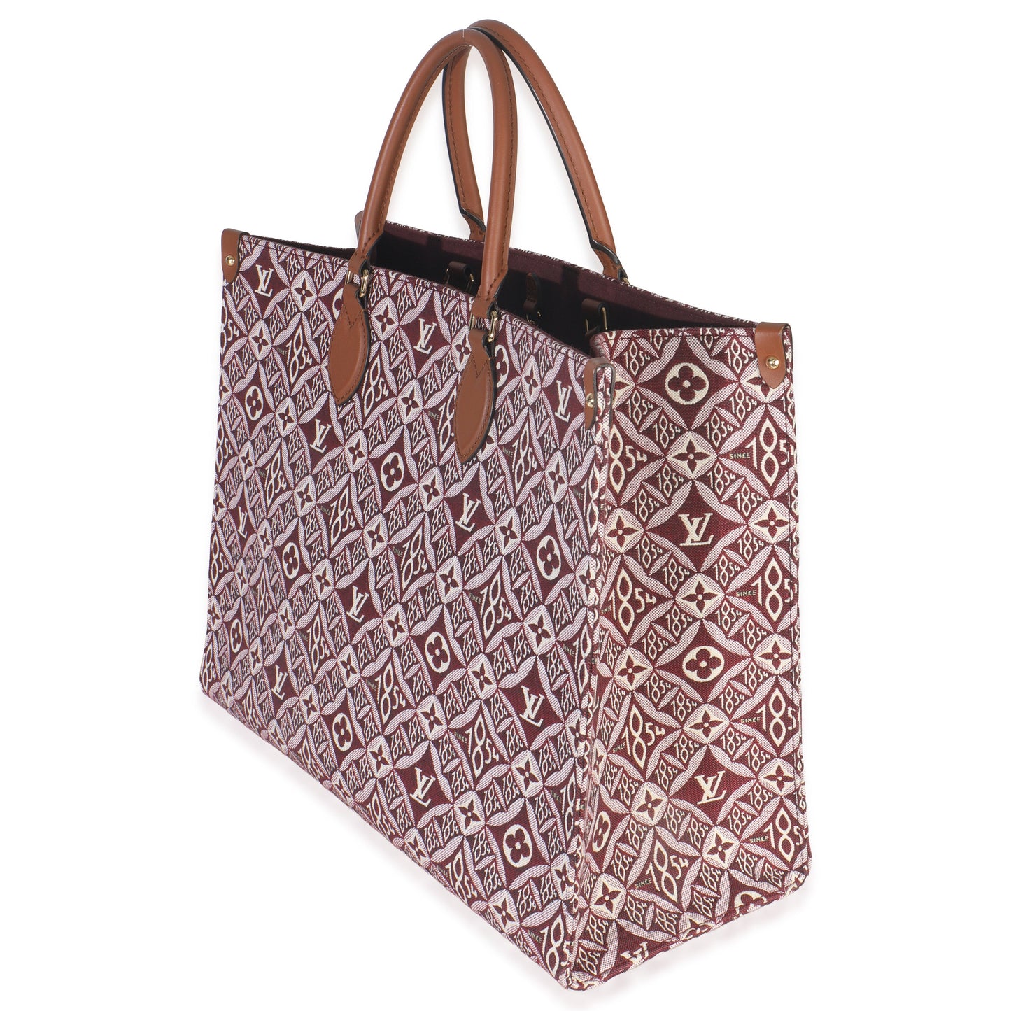 Louis Vuitton Bordeaux Jacquard Canvas Since 1854 Onthego GM