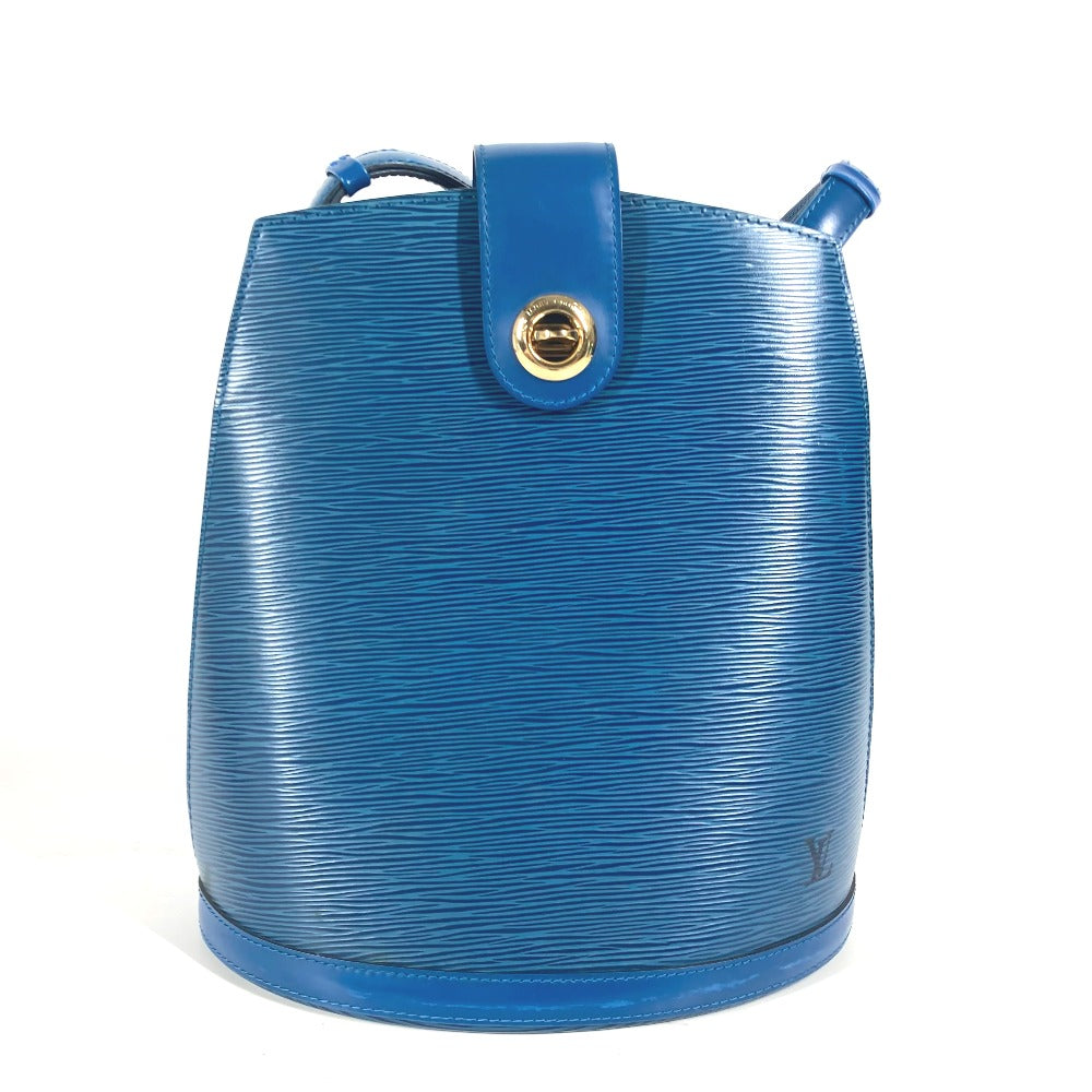 LOUIS VUITTON Shoulder Bag M52255 Epi Leather blue Epi Cluny Women