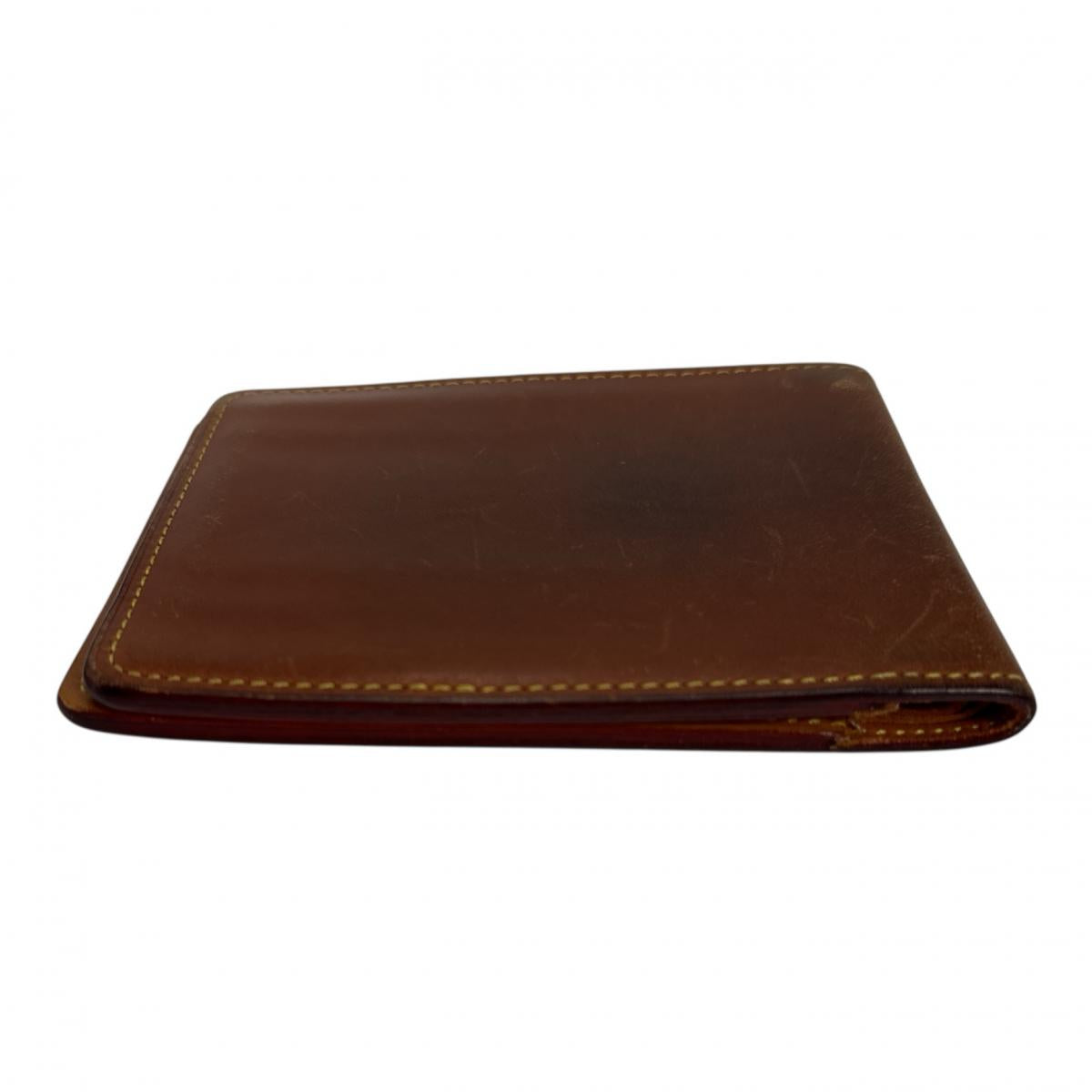 LOUIS VUITTON Bifold Wallet M85015 leather Brown Porte Billets6Cartes Crdit Nomad