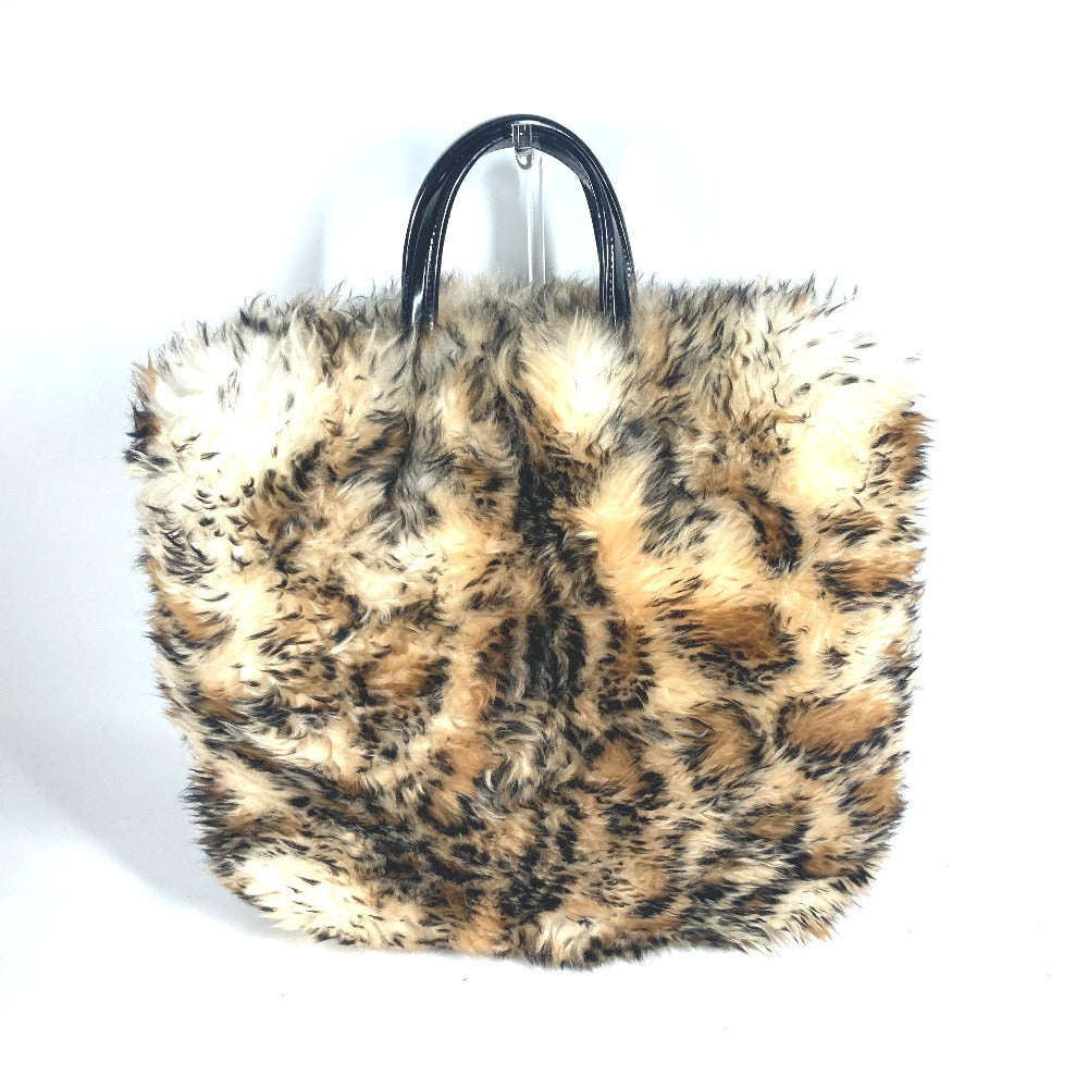 LOUIS VUITTON Handbag M50818 Mouton, Leather beige animal collection Sac Plat Mouton Women