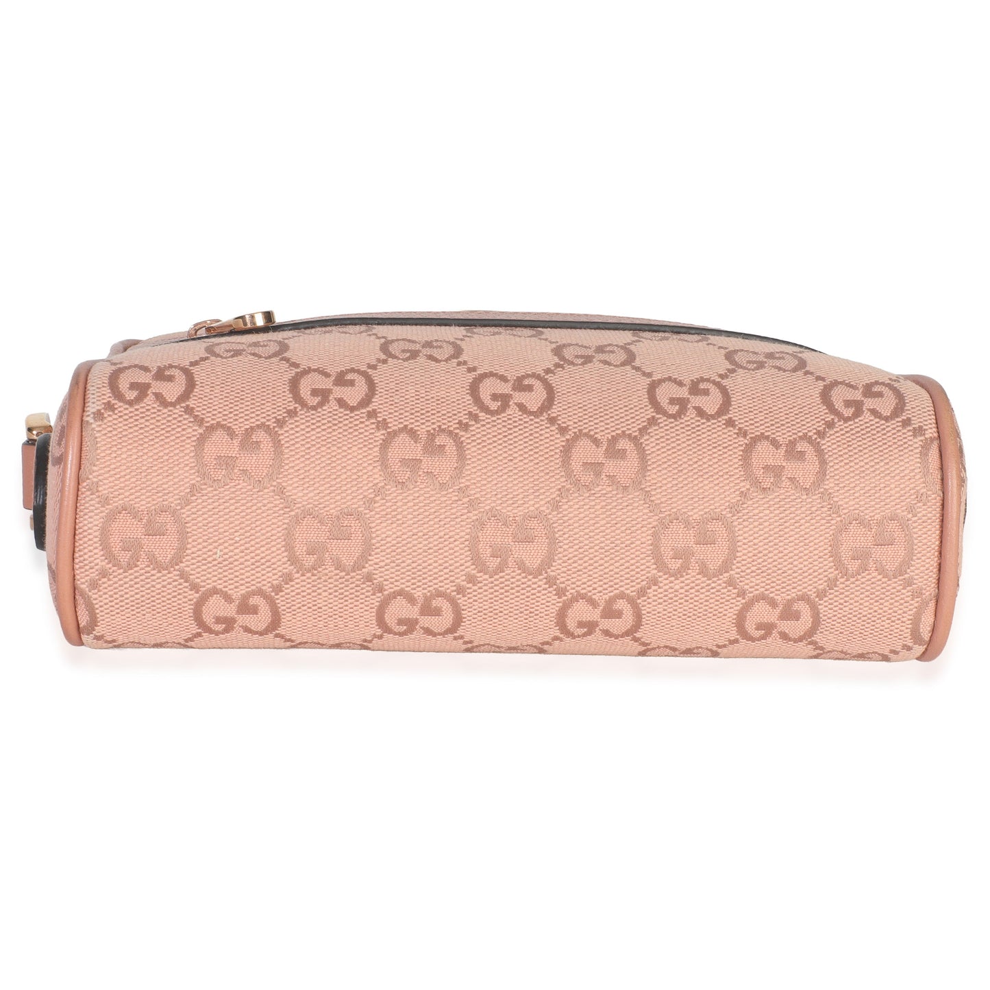 Gucci Pink GG Canvas Mini Ophidia Shoulder Bag