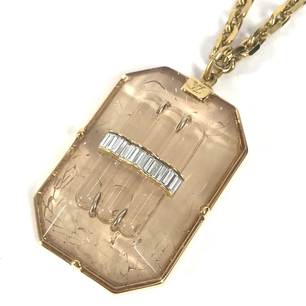 LOUIS VUITTON Necklace M66448 metal gold Accessories Pandanthif Rock My World Women