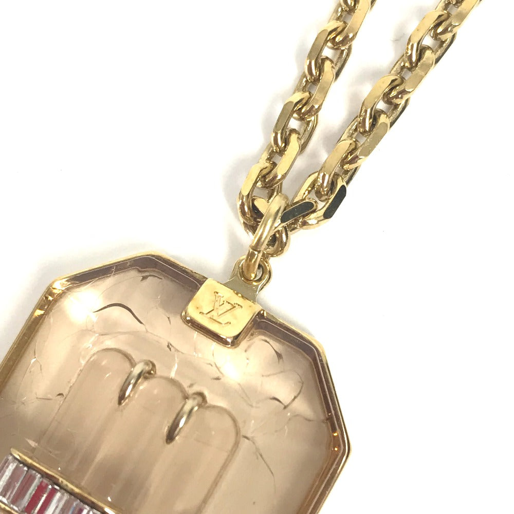 LOUIS VUITTON Necklace M66448 metal gold Accessories Pandanthif Rock My World Women
