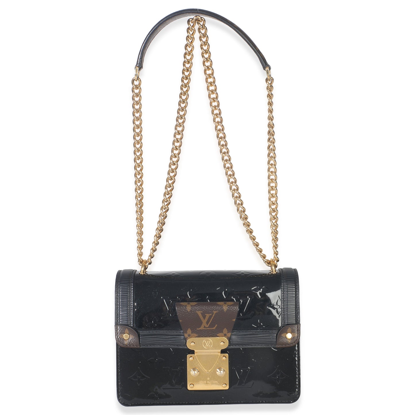 Louis Vuitton Black Monogram Vernis Epi Wynwood