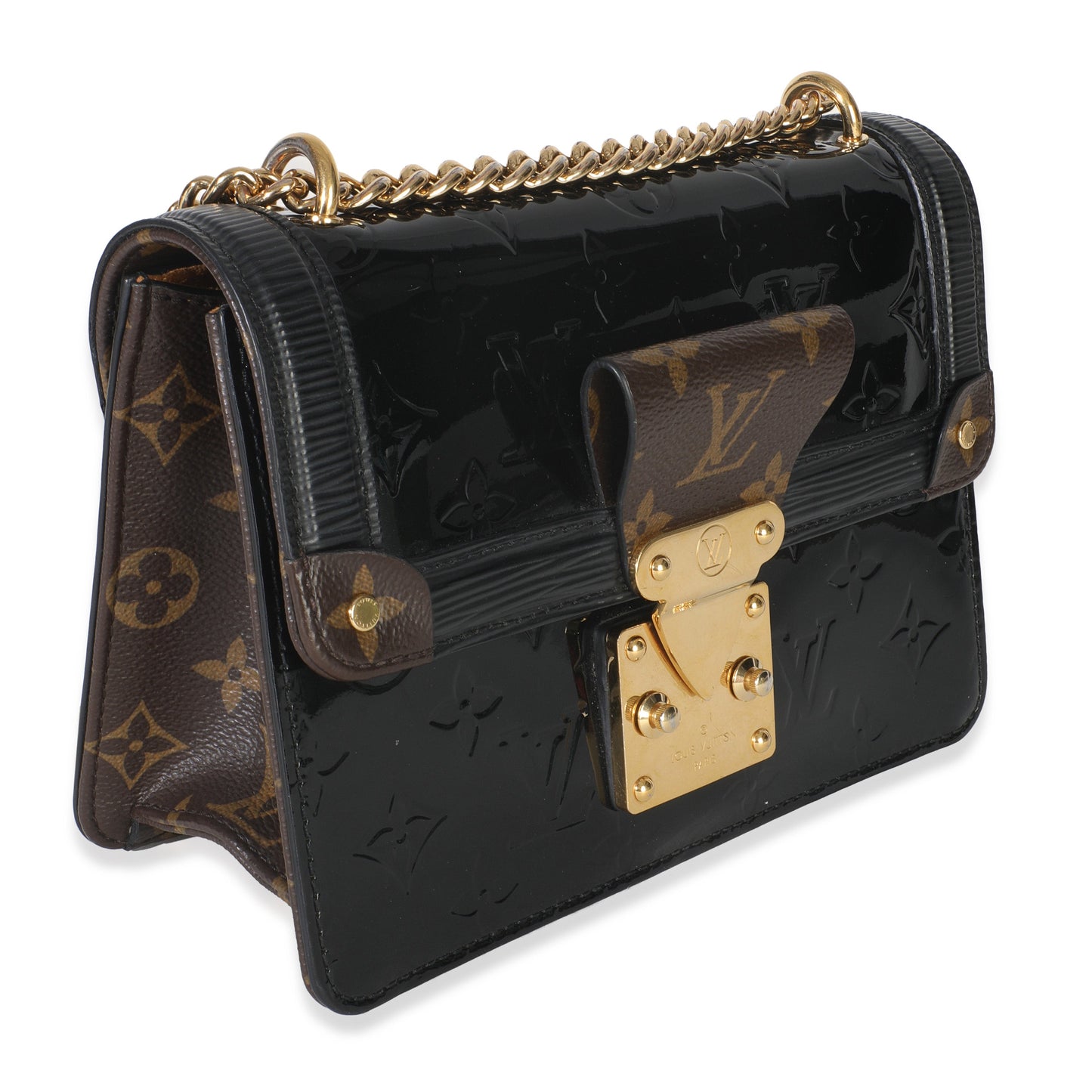 Louis Vuitton Black Monogram Vernis Epi Wynwood