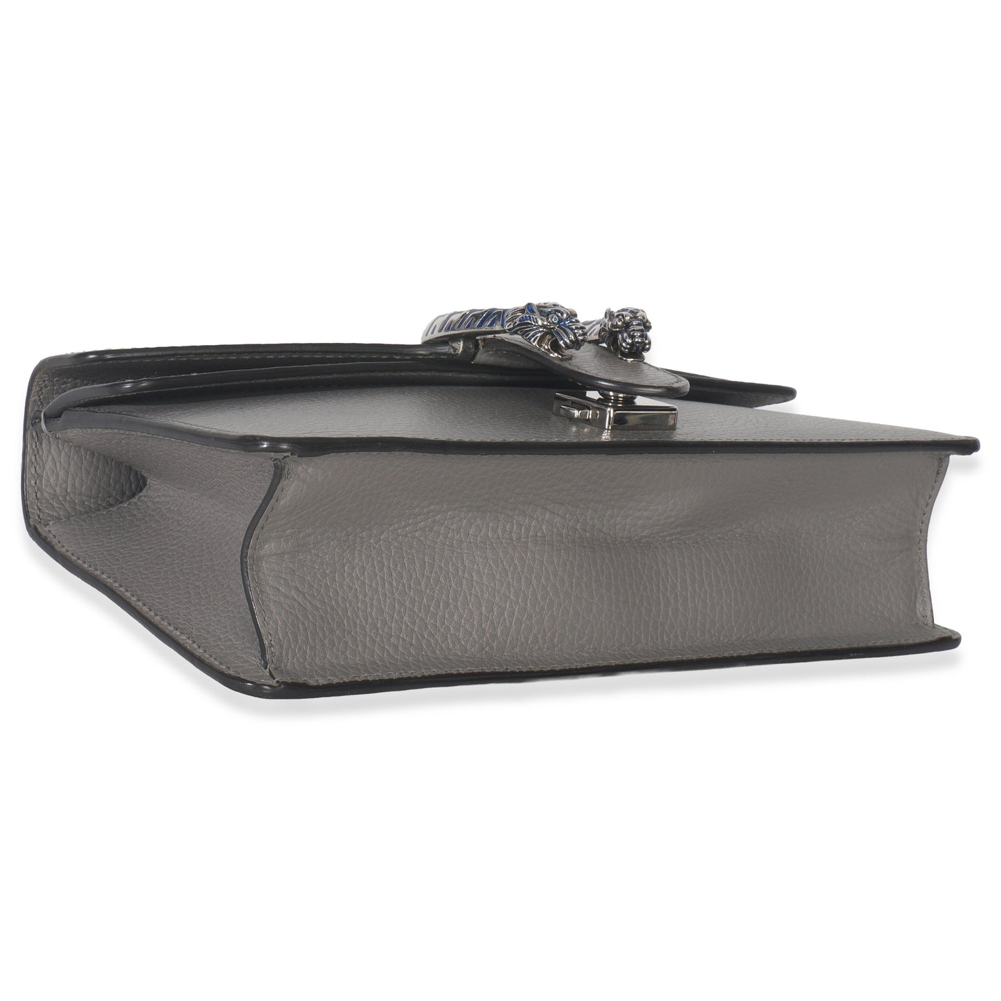 Gucci Dusty Grey Pebbled Calfskin Small Dionysus Shoulder Bag