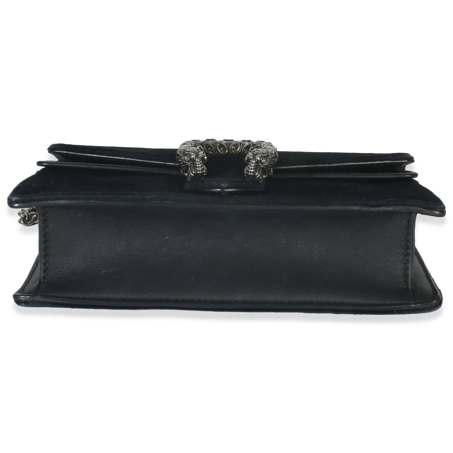 Gucci Black Velvet Super Mini Dionysus Chain Bag