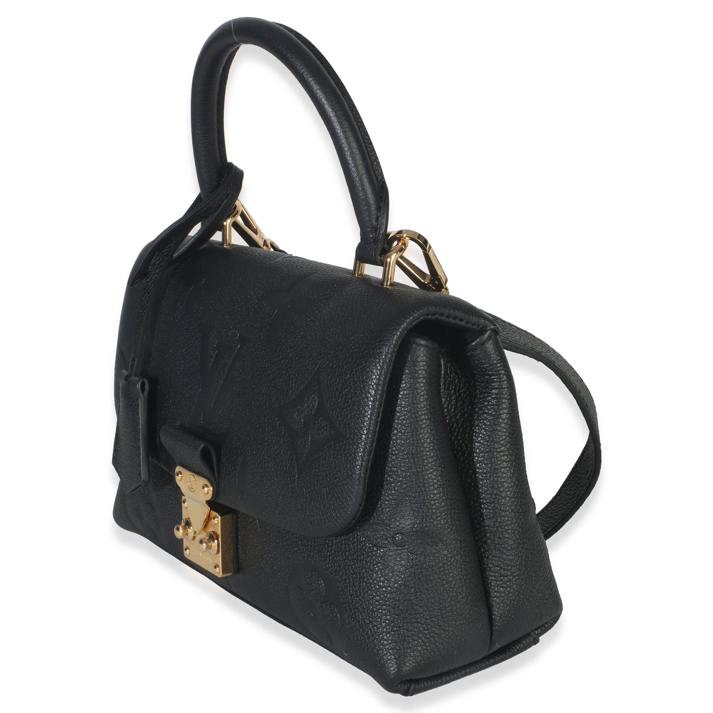 Louis Vuitton Black Giant Monogram Empreinte Madeleine BB