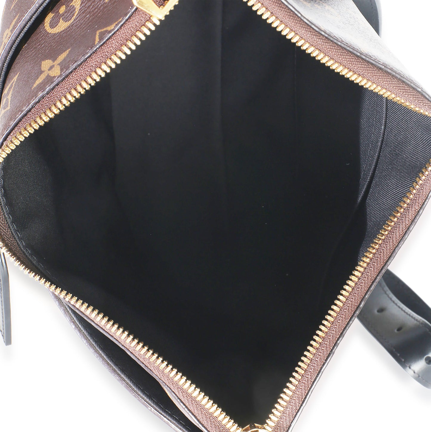Louis Vuitton Black Monogram Canvas Odeon MM