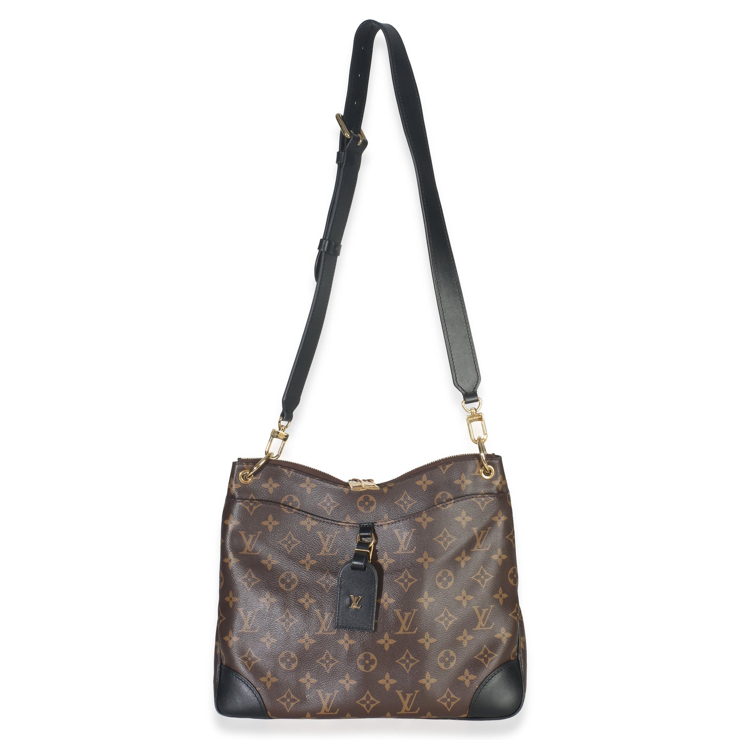 Louis Vuitton Black Monogram Canvas Odeon MM