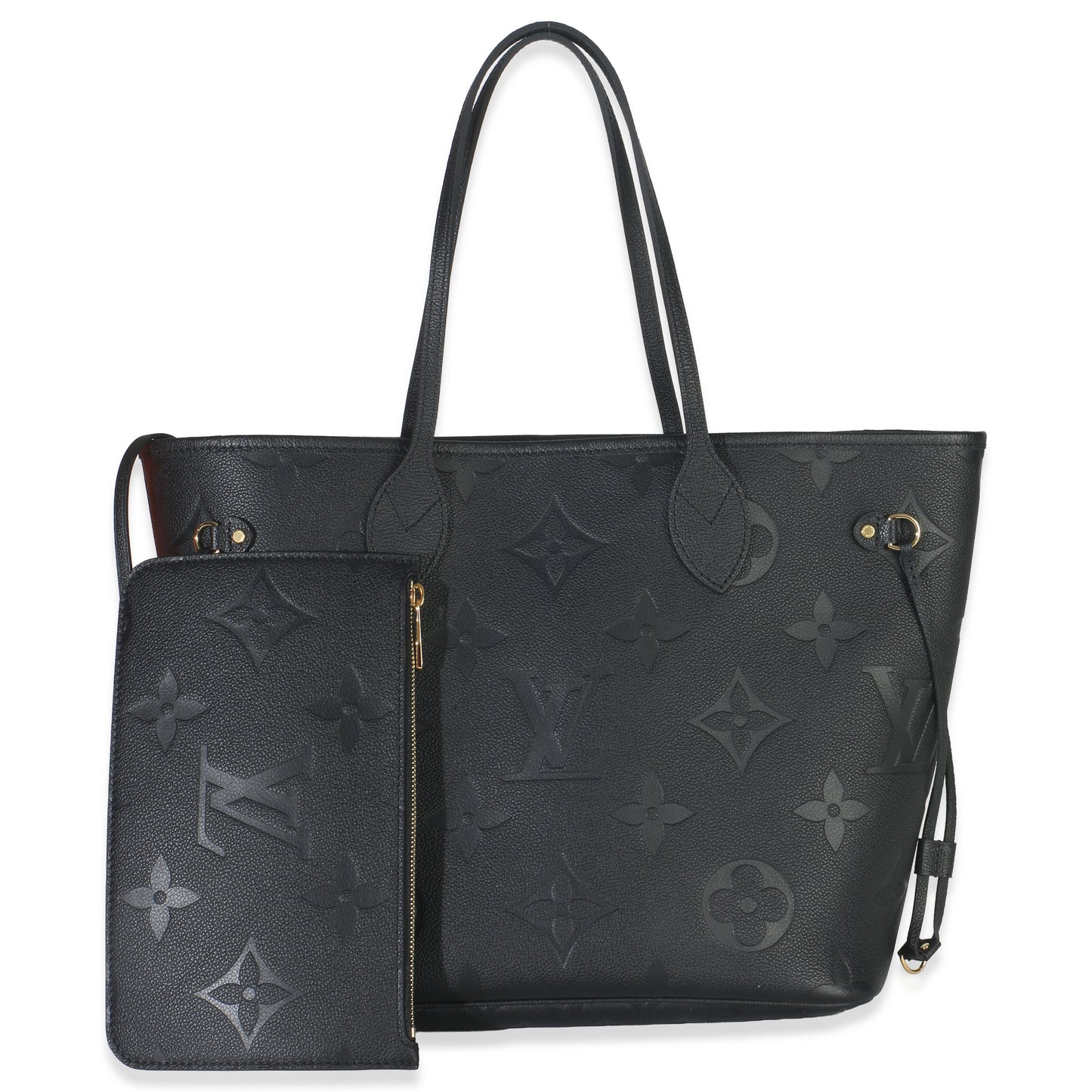 Louis Vuitton Black Giant Monogram Empreinte Neverfull MM