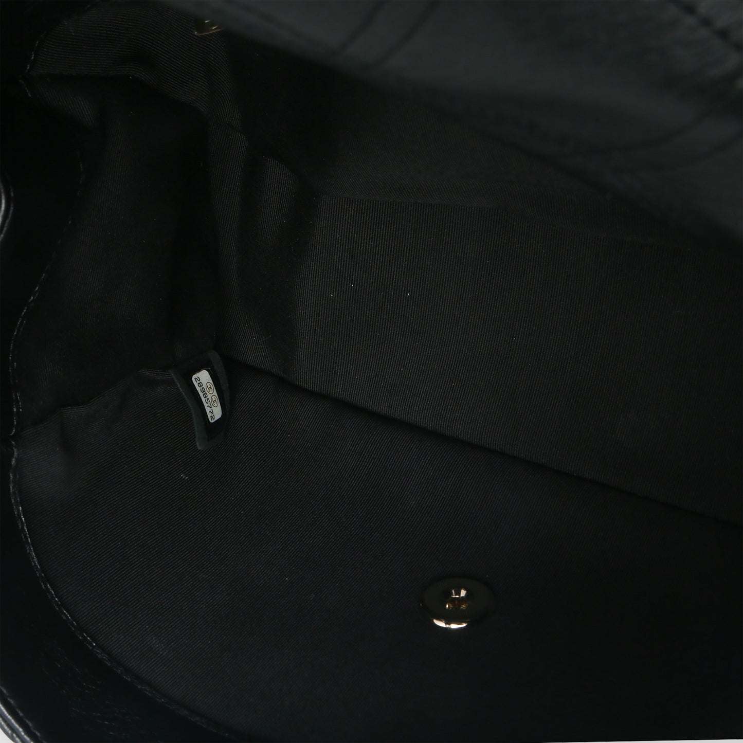 Chanel Black Pearl Studded Lambskin Medium CC Flap Bag