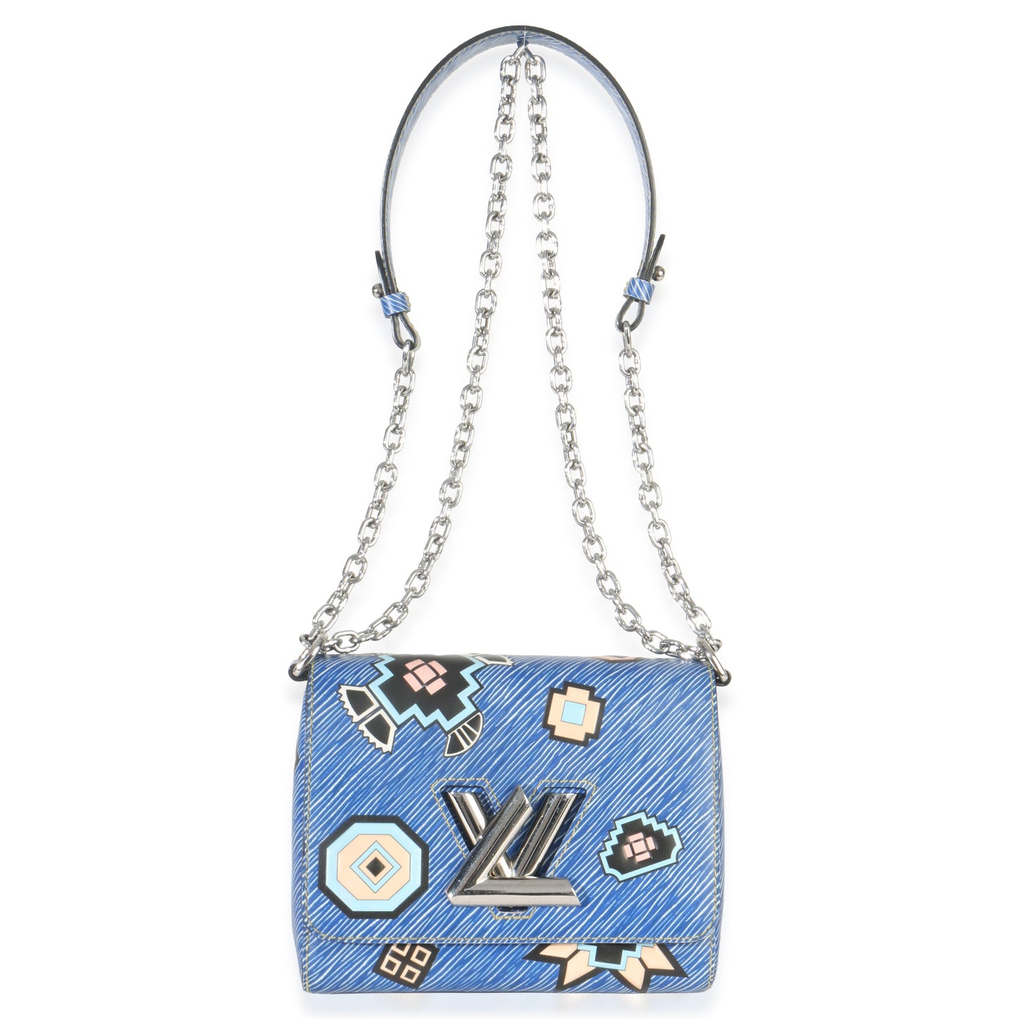 Louis Vuitton Blue Denim Aztec Epi Twist PM
