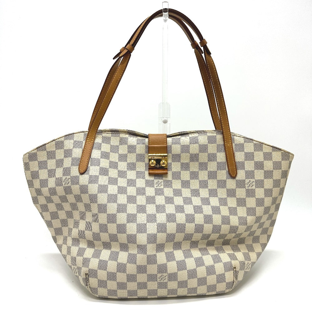 LOUIS VUITTON Shoulder Bag N41208 Damier Azur Canvas white Damier Azur Salina PM Women