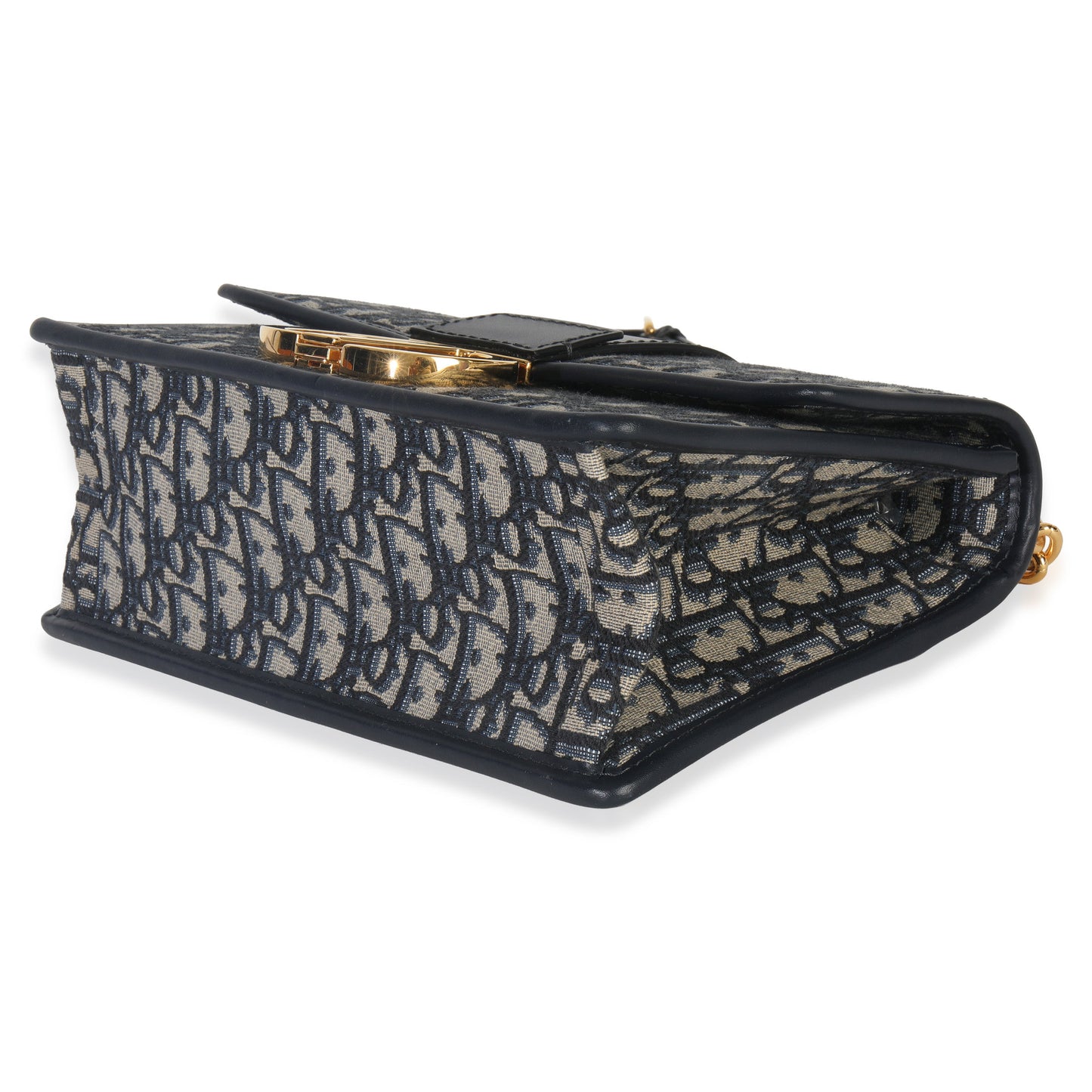 Dior Blue Oblique Dior 30 Montaigne Chain Bag