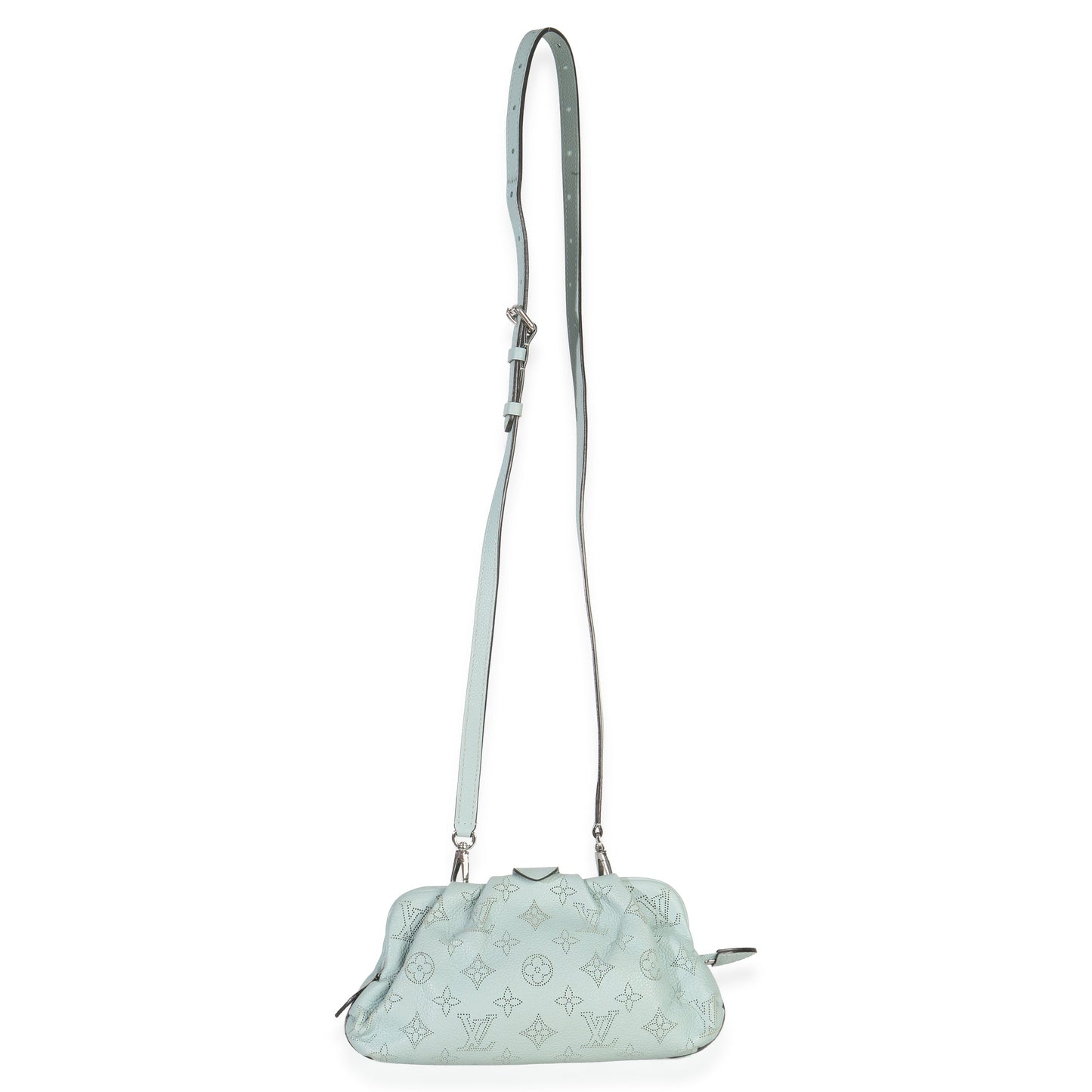Louis Vuitton Vert Lagon Monogram Mahina Scala Mini Pouch