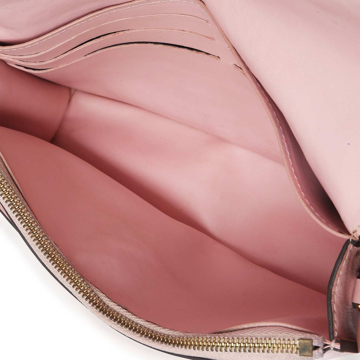 Louis Vuitton Rose Ballerine Monogram Canvas Flore Chain Wallet