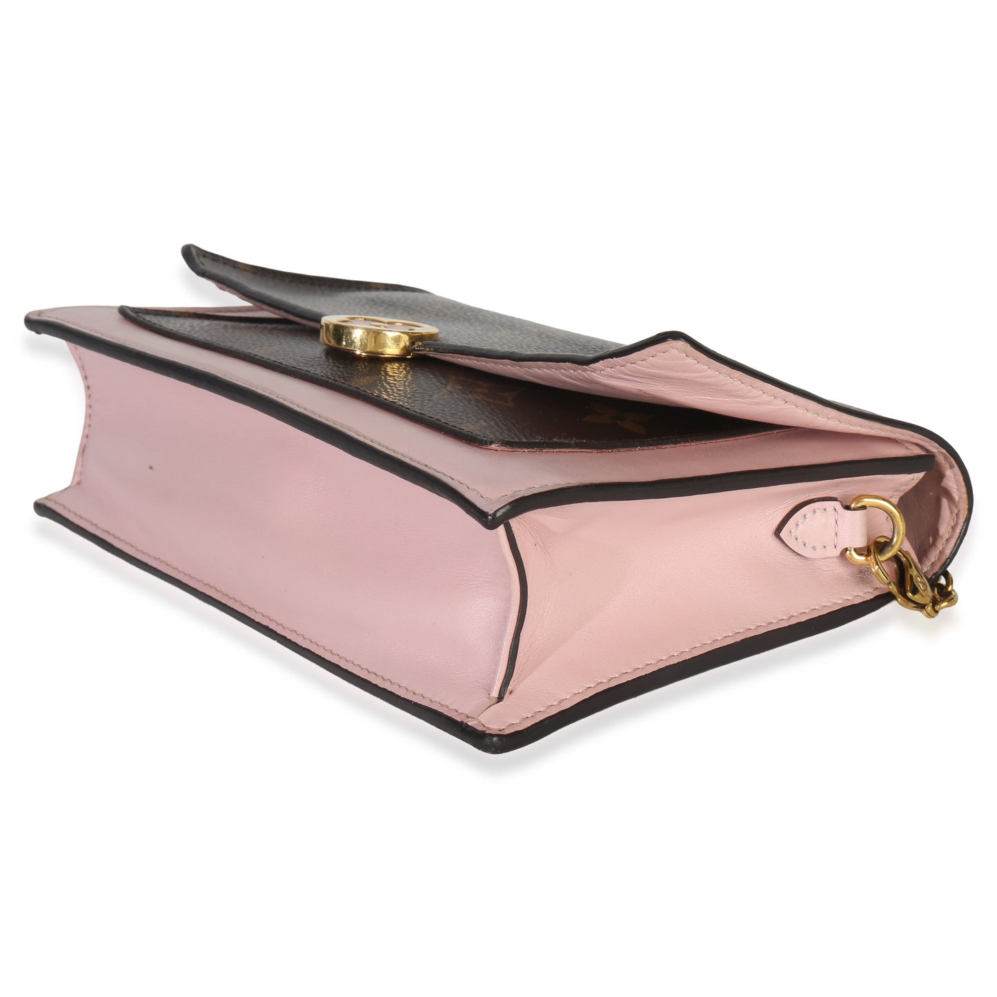 Louis Vuitton Rose Ballerine Monogram Canvas Flore Chain Wallet