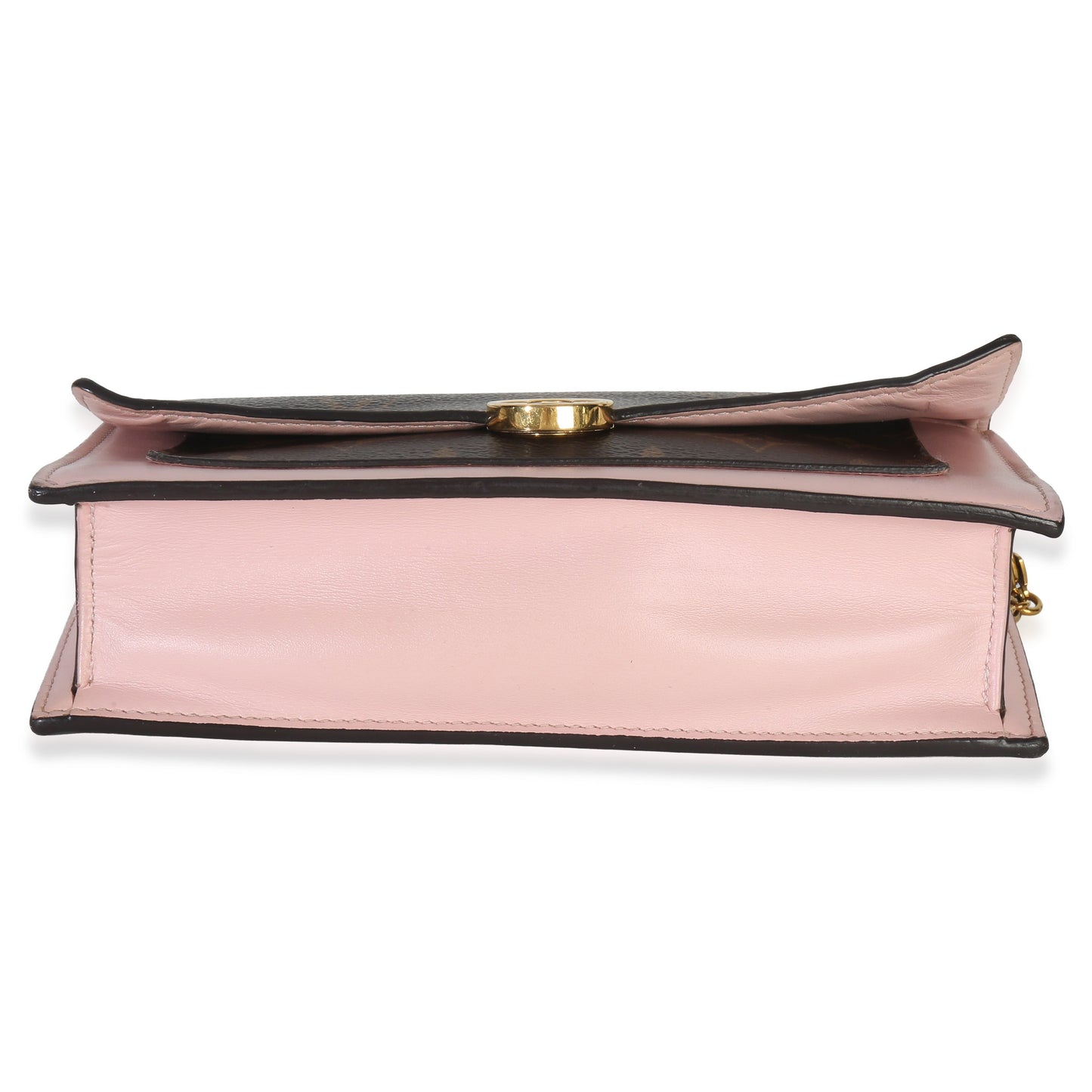 Louis Vuitton Rose Ballerine Monogram Canvas Flore Chain Wallet