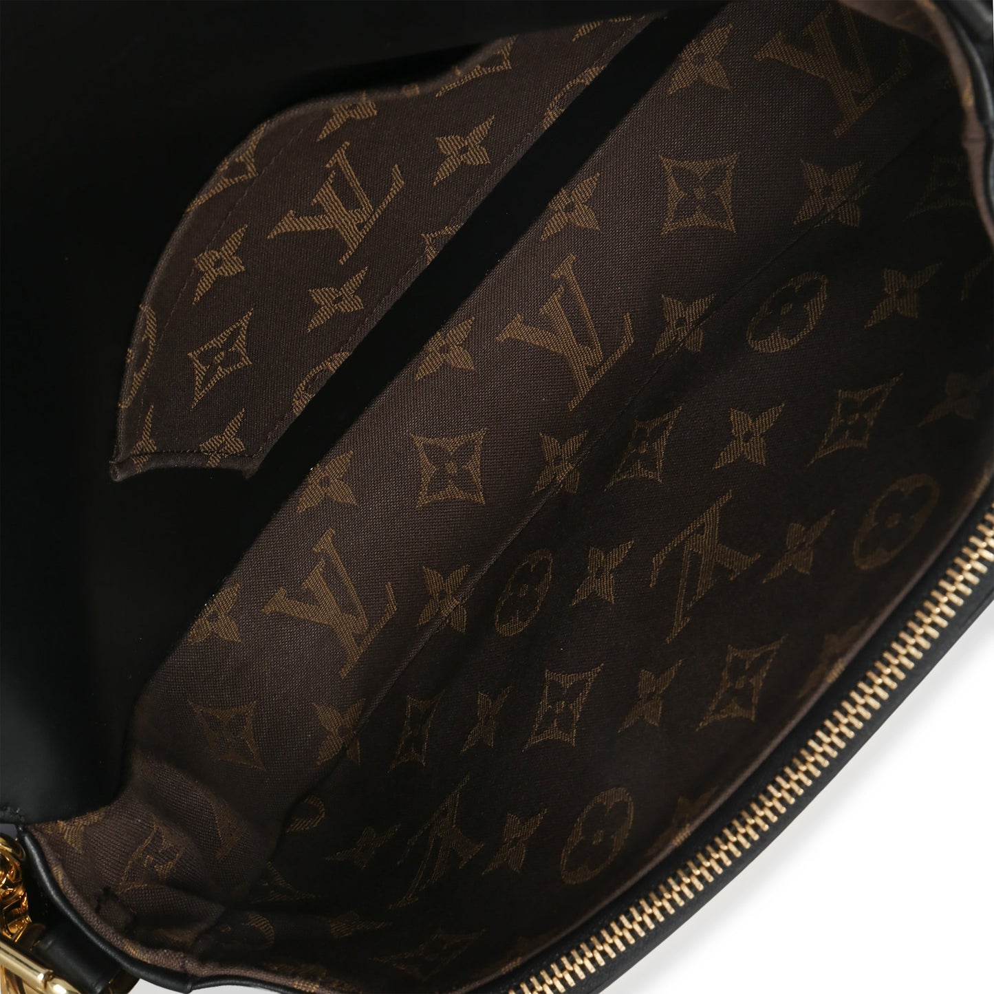 Louis Vuitton Black Calfskin Monogram Swing Bag