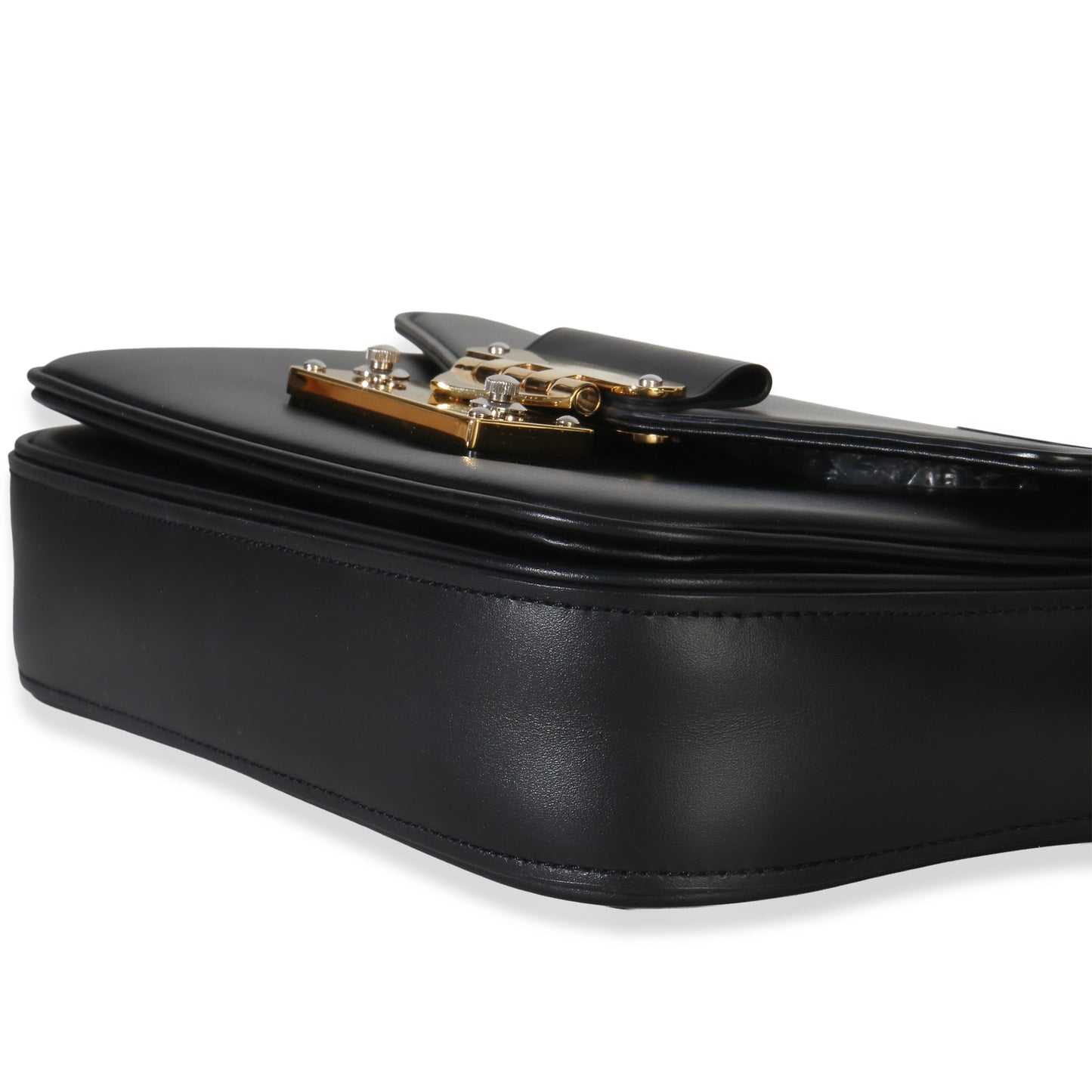 Louis Vuitton Black Calfskin Monogram Swing Bag