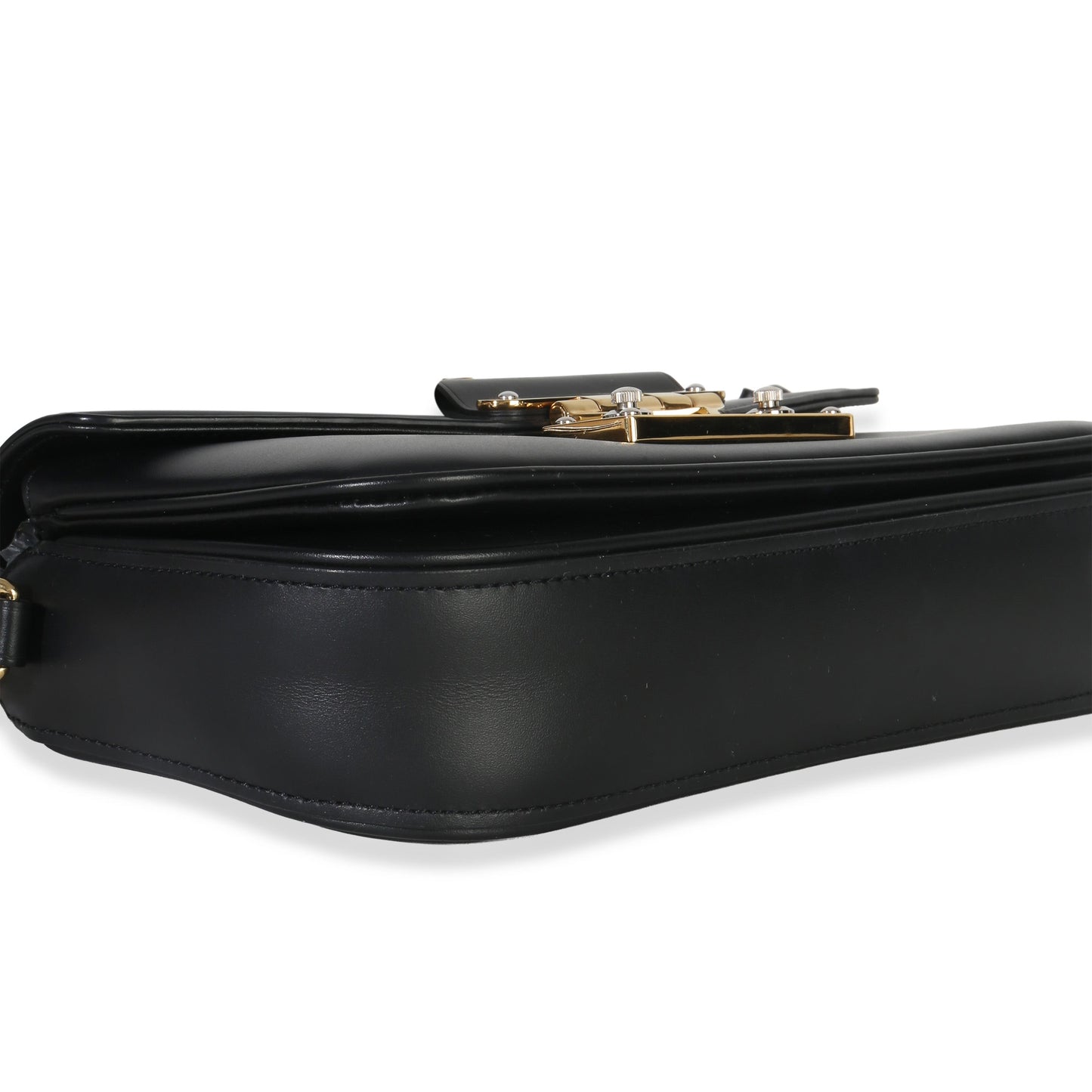 Louis Vuitton Black Calfskin Monogram Swing Bag